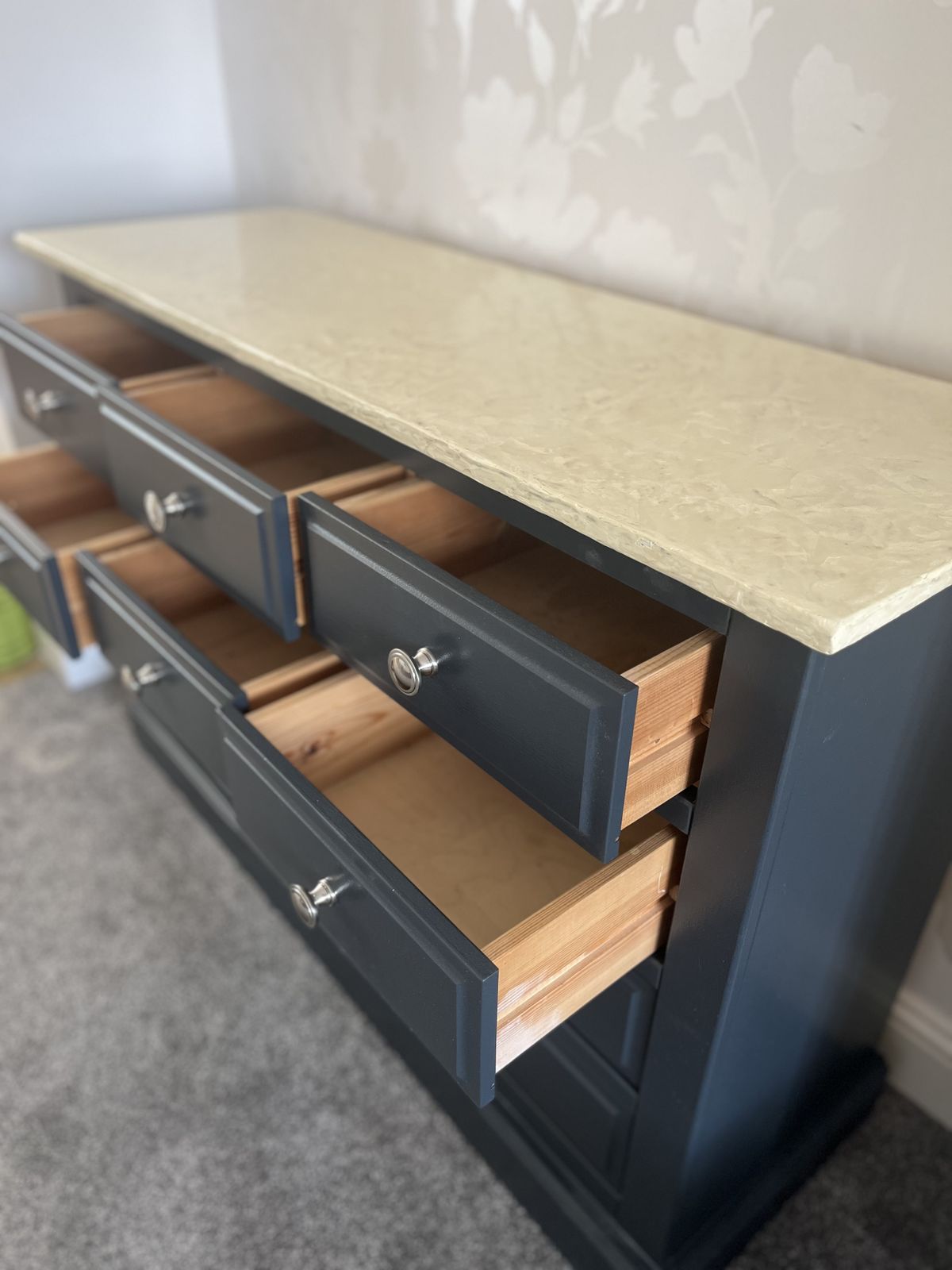 Upcycled Pine Drawers With Venetian Paint Effect Top photo 200.0