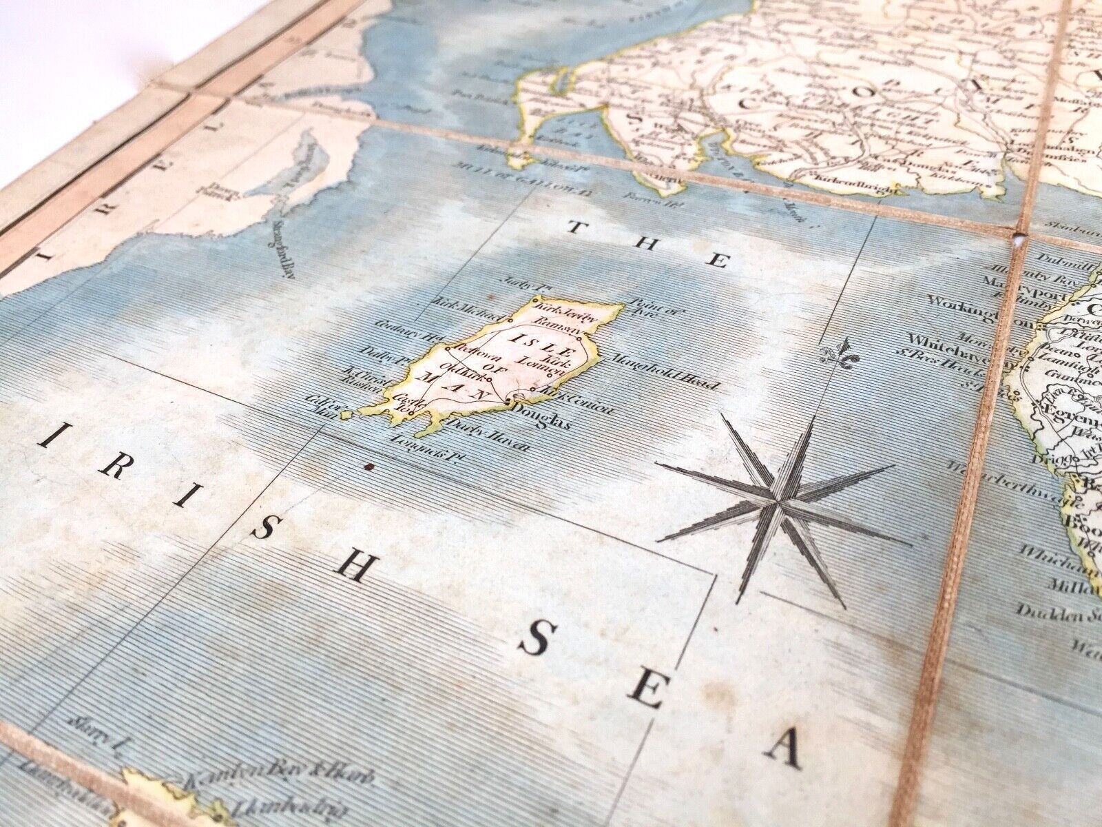 photo for sale A New Map Of England From The Latest Authorities By John Cary / Antique 1825