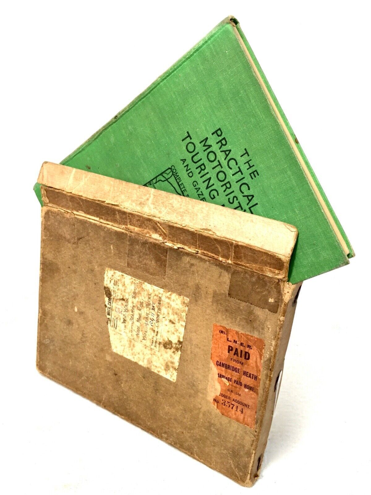 Antique 1930s The Practical Motorist's Touring Maps & Gazettee / Boxed photo furniture