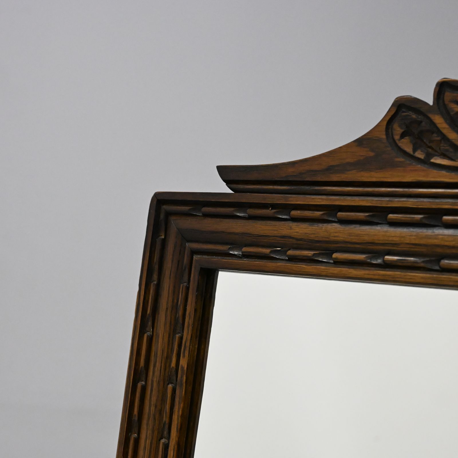Old Charm Oak Framed Wall Mirror Heavy 80cm X 52cm Light Oak Free Delivery photo vinterior