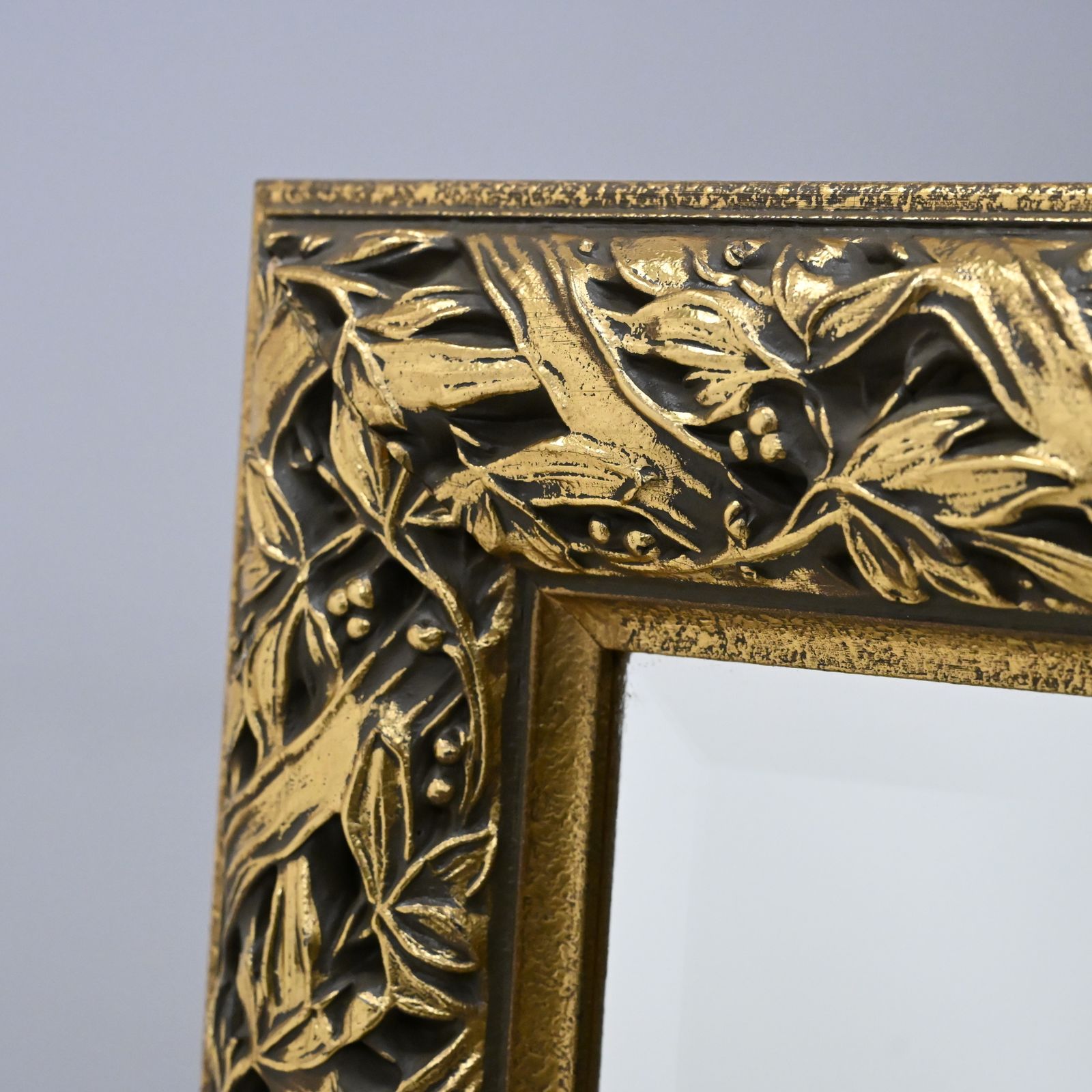 Large Gold Framed Bevelled Wall Mirror Heavy 93cm X 68cm Free Delivery photo furniture