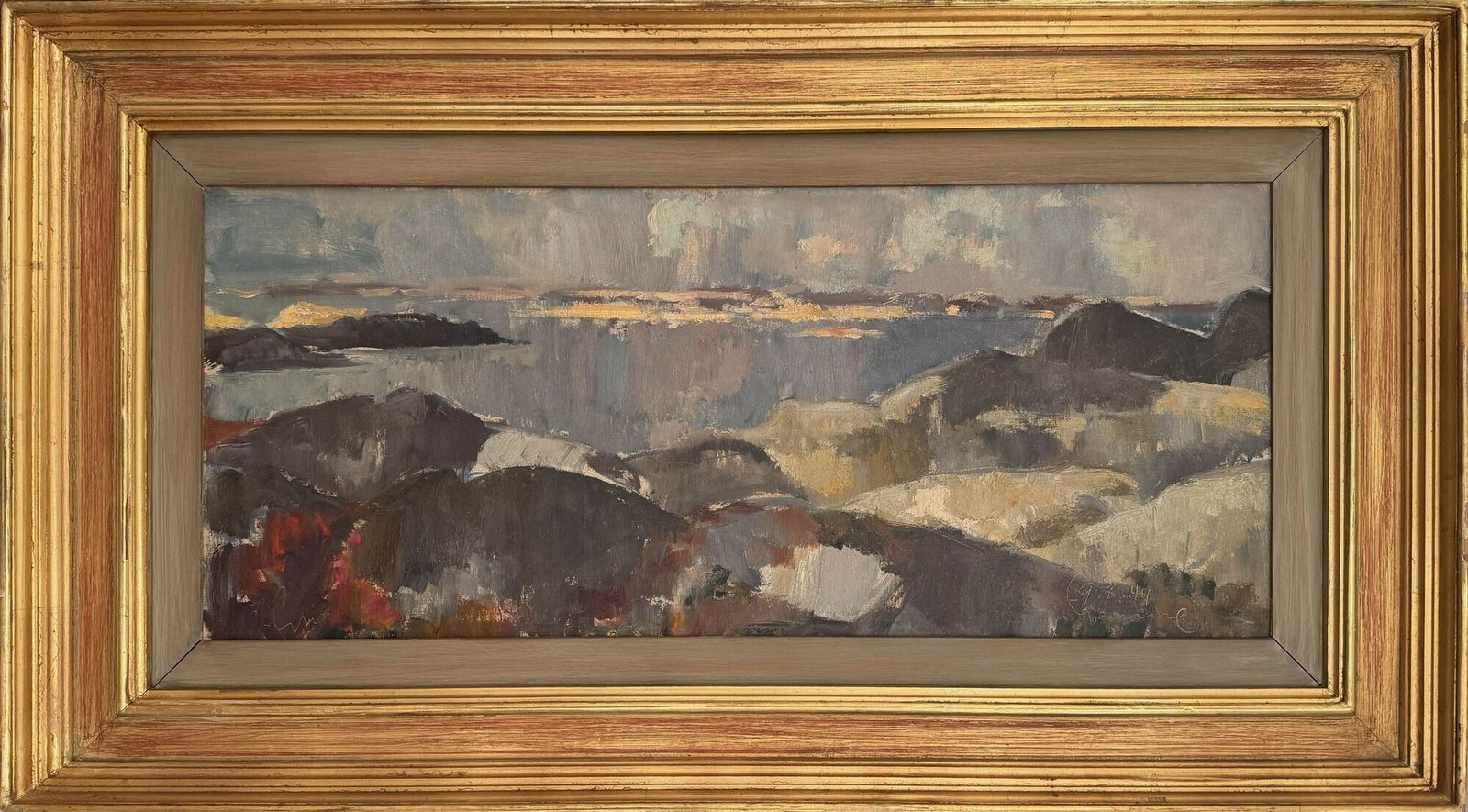 Carl Mikael Gunne (1927 2011) 'Coastal Landscape'