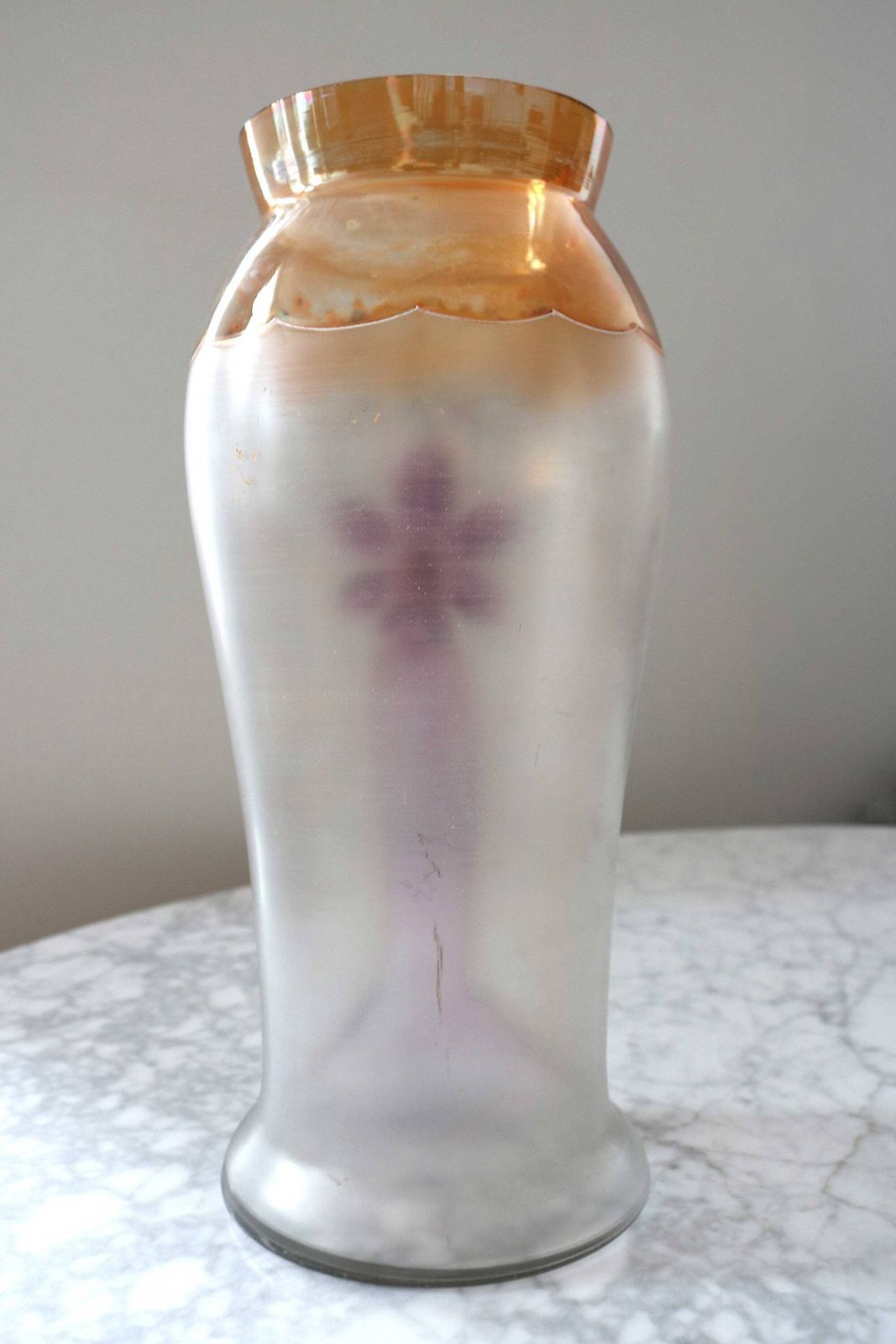 photo furniture Antique Hand Blown Vases Ornamental Glass Enamel Paintings Gold Painted Decorative Vase Art Nouveau Jugendstill 1910 1920