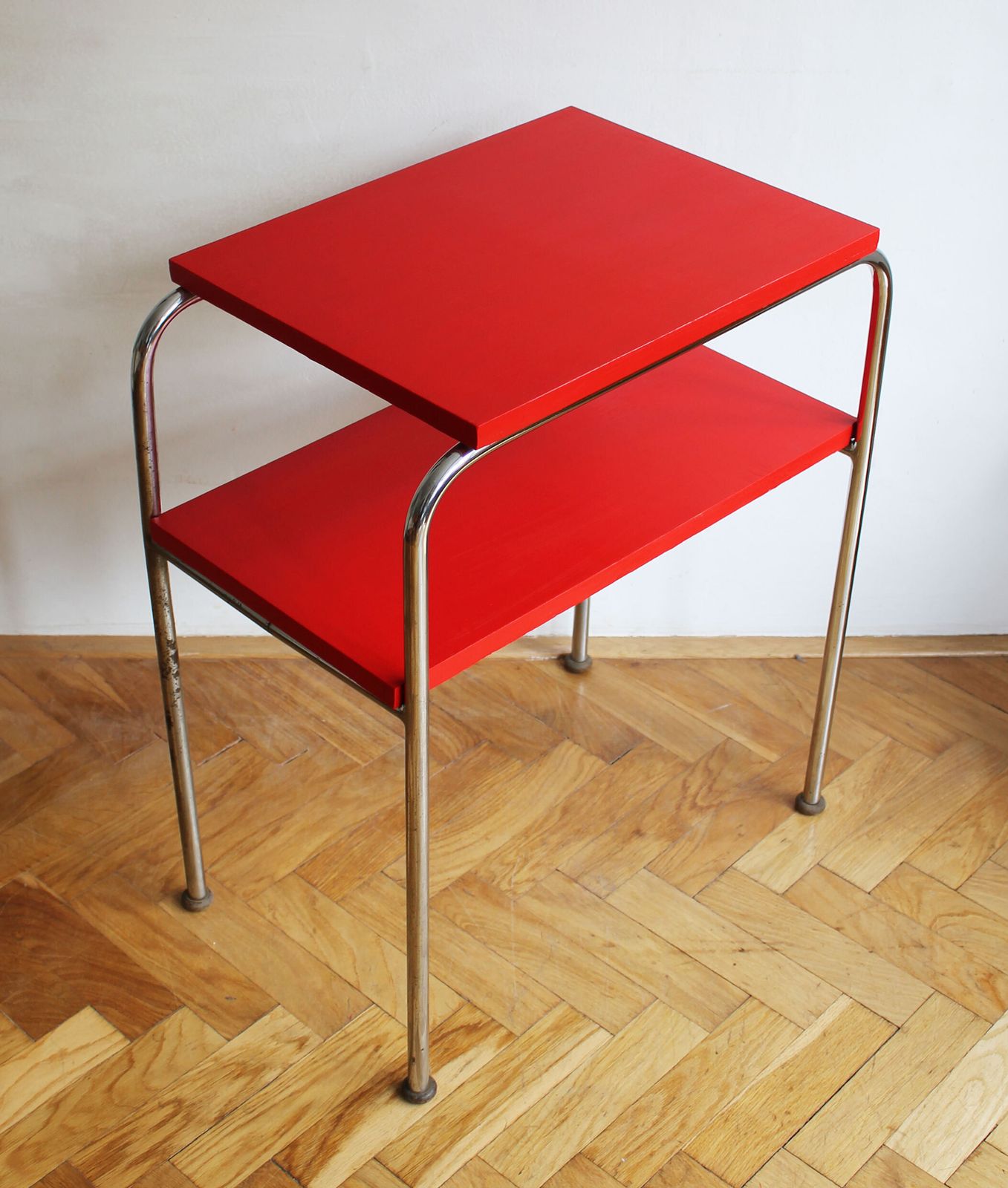 1930's Modernist Tubular Side Table Model R 7 By Slezak photo for sale