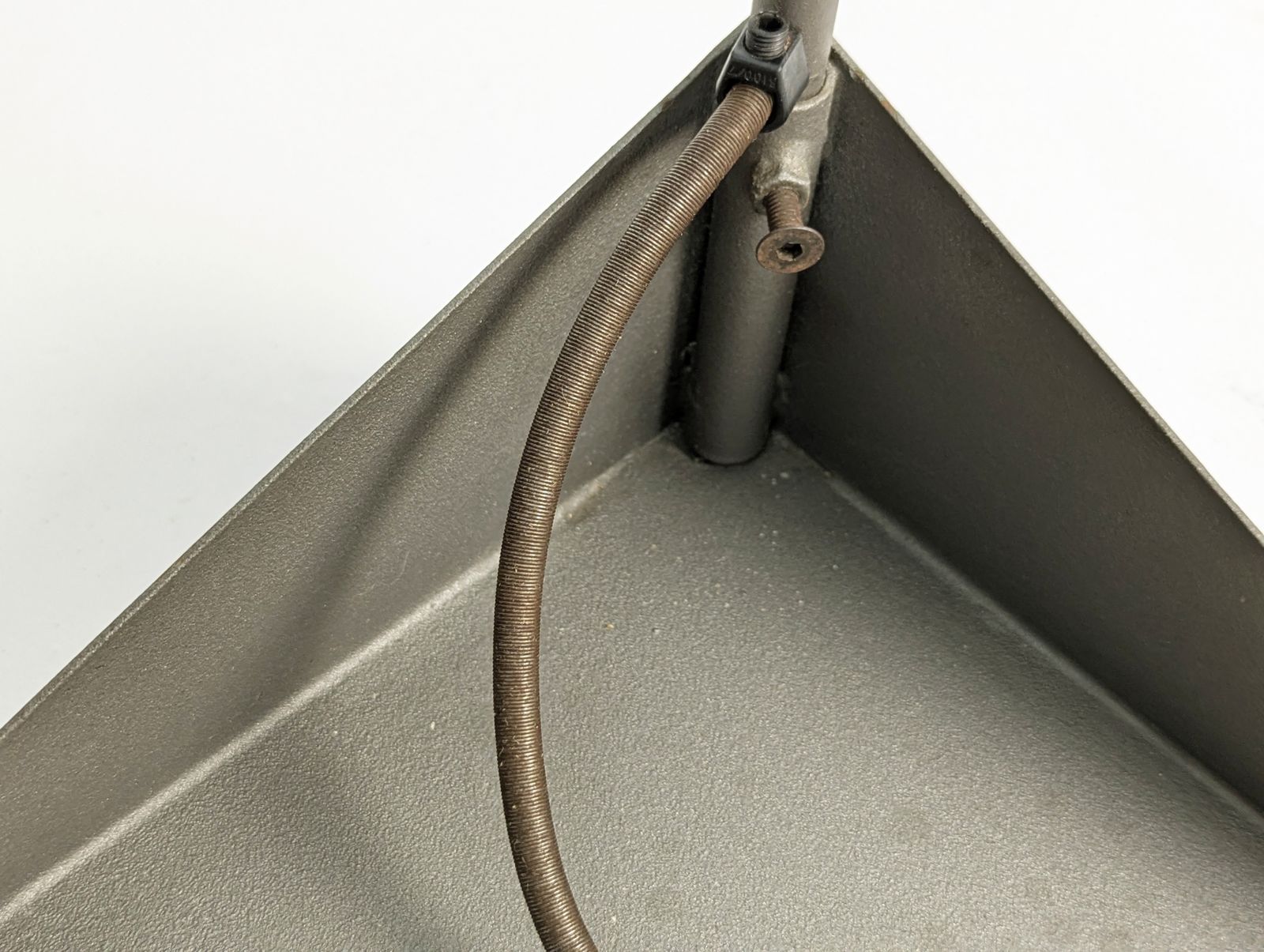 Grey Metal 1980 90s Post Modern Floor Lamp In The Style Of A. Mendini photo 1250.0