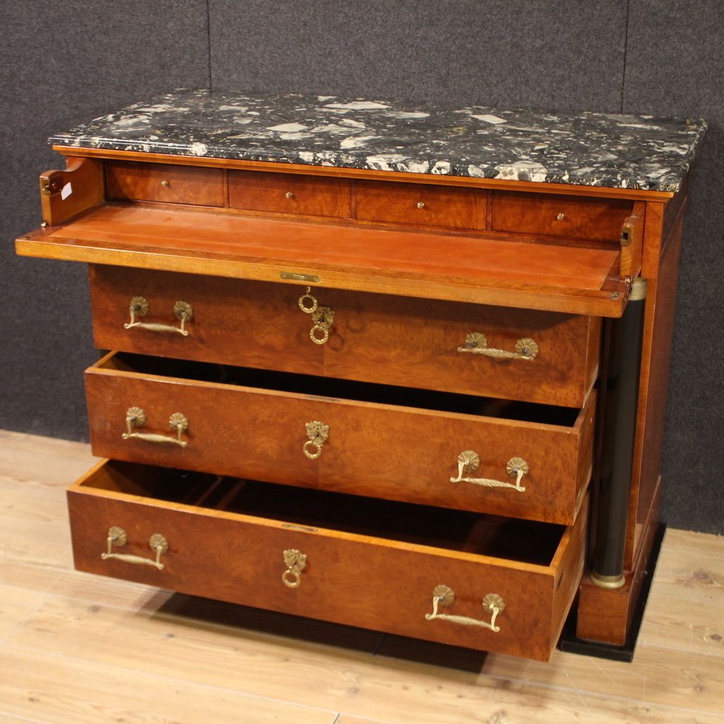 Elegante Ladekast In Empire Stijl, 20e Eeuw photo buy
