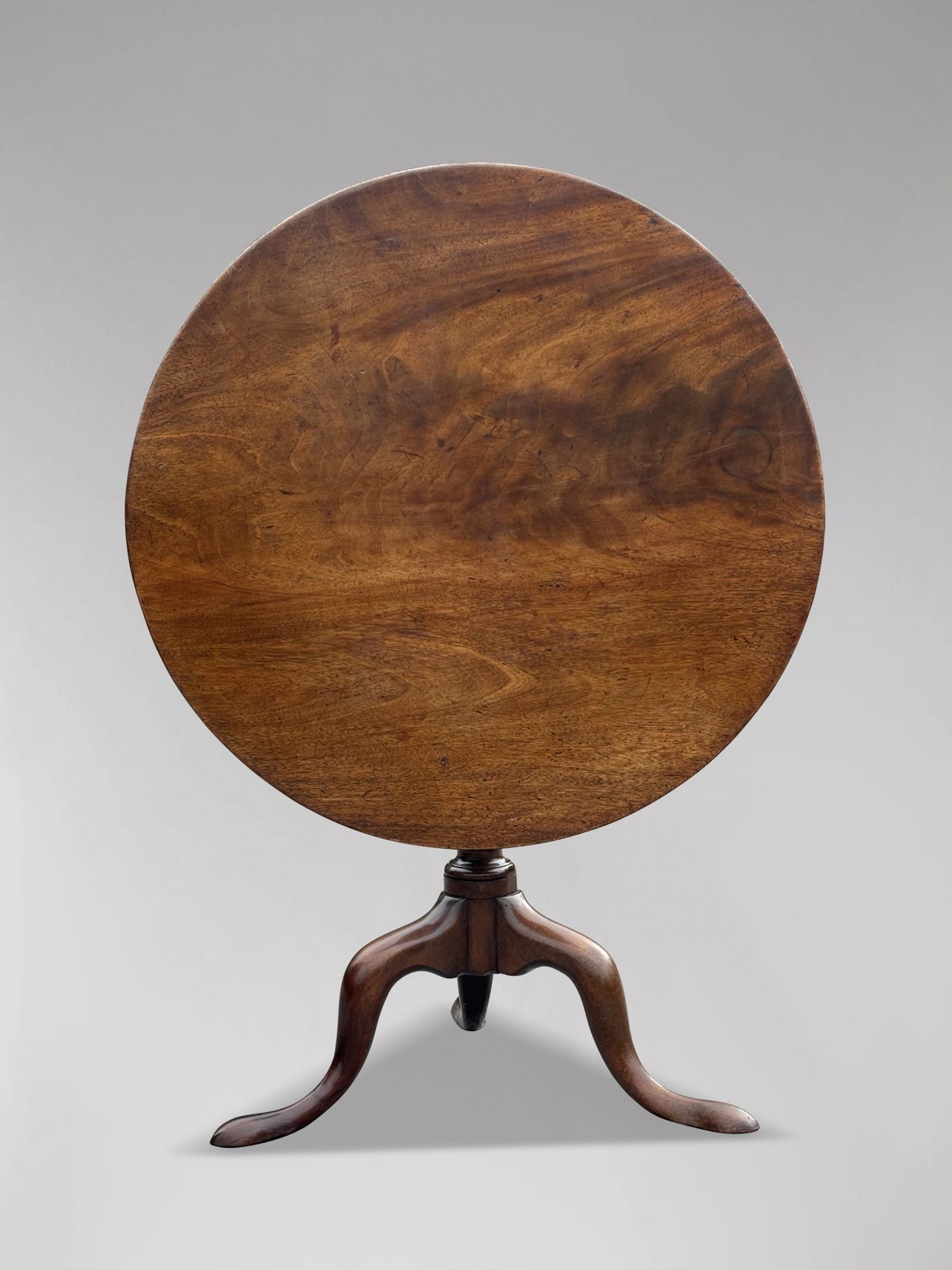 photo for sale 18th Century George III Period Mahogany Tripod Table