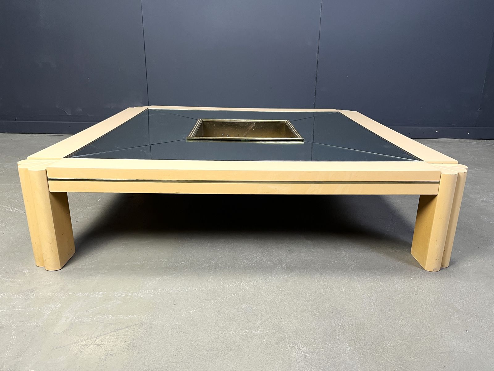 2000.0 Vintage Lacquer Coffee Table By Alain Delon For Maison Jansen, 1970s photo