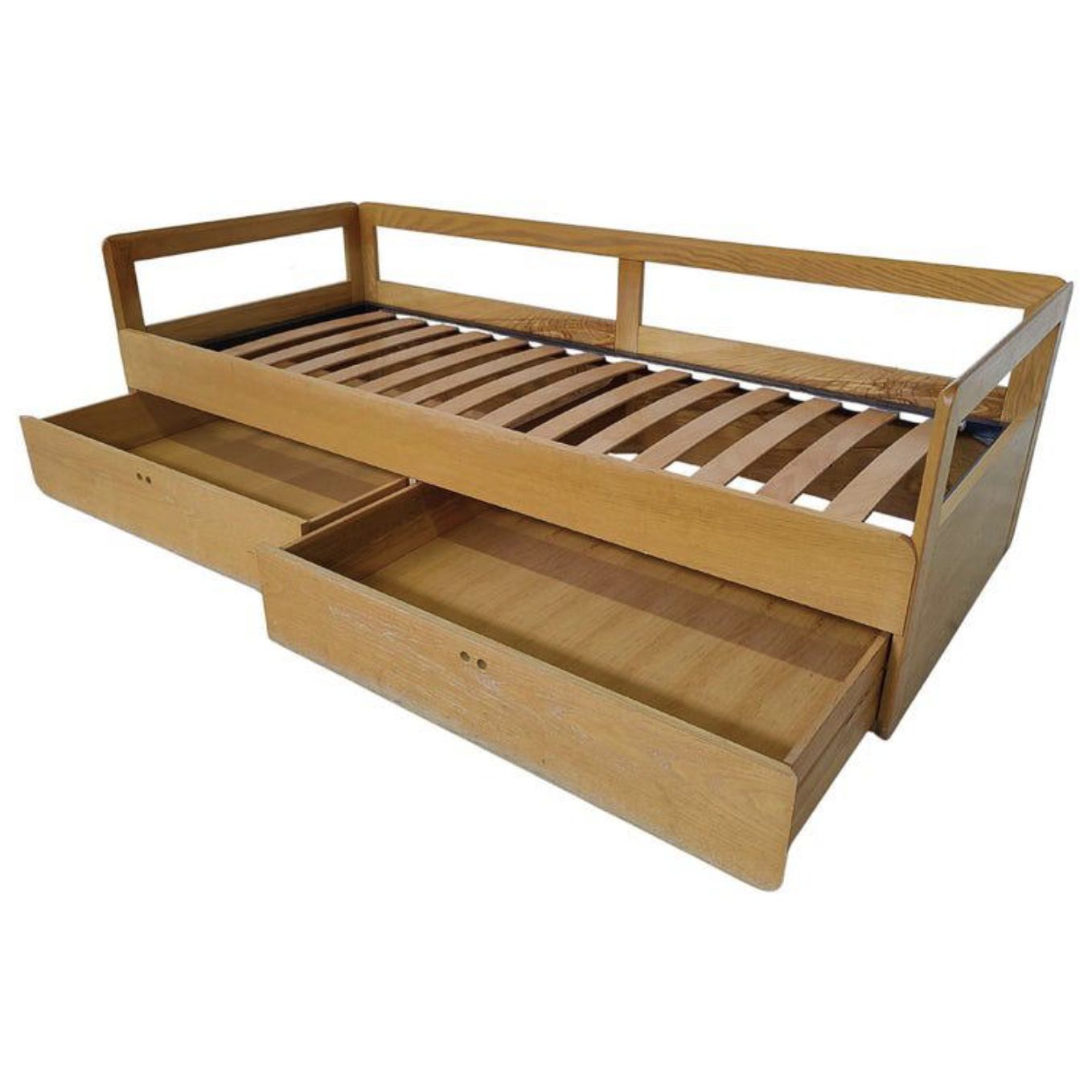 Mid Century Modern Daybed With Drawers By Derk Jan De Vries, 1960s photo Furniture