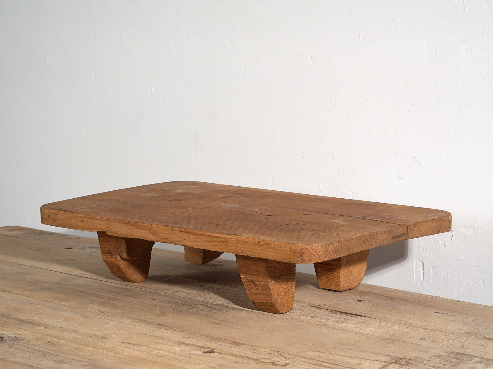photo furniture Antique Low Square Table (C.1920) #9