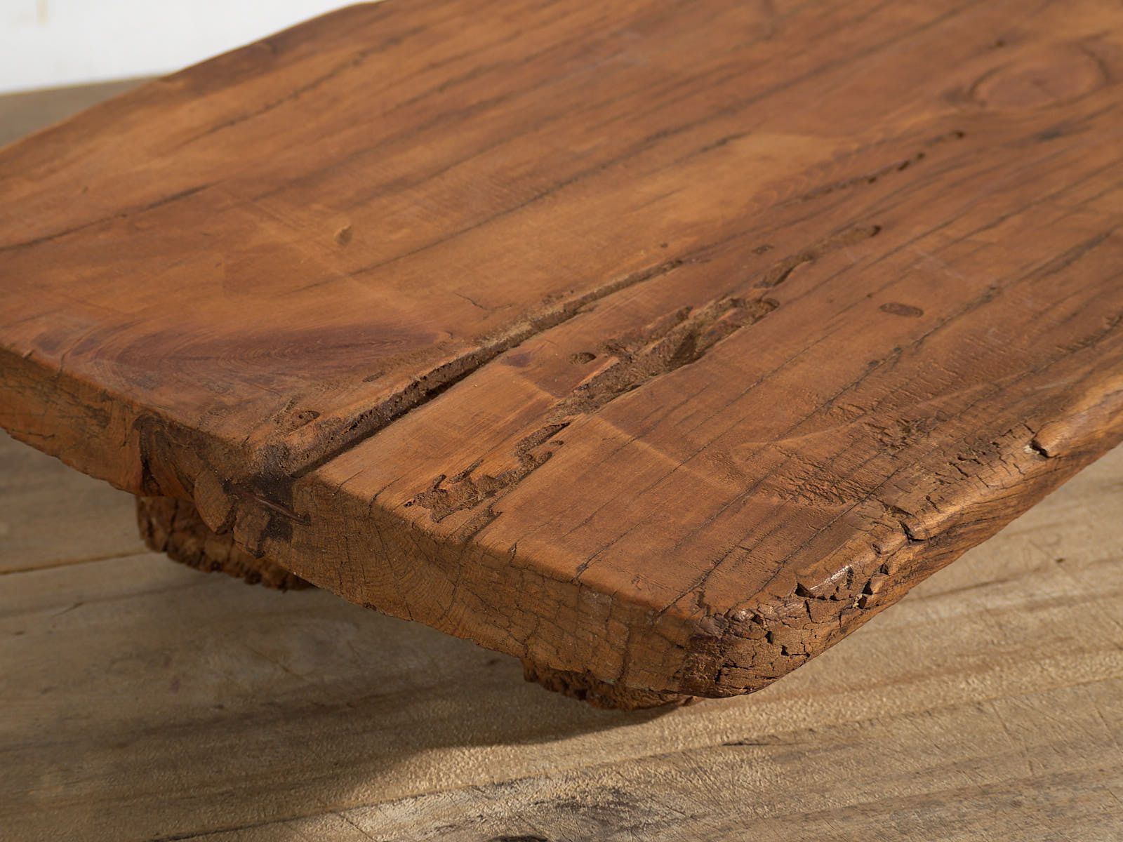 402.0 Antique Solid Wood Table (C.1920) #1 photo