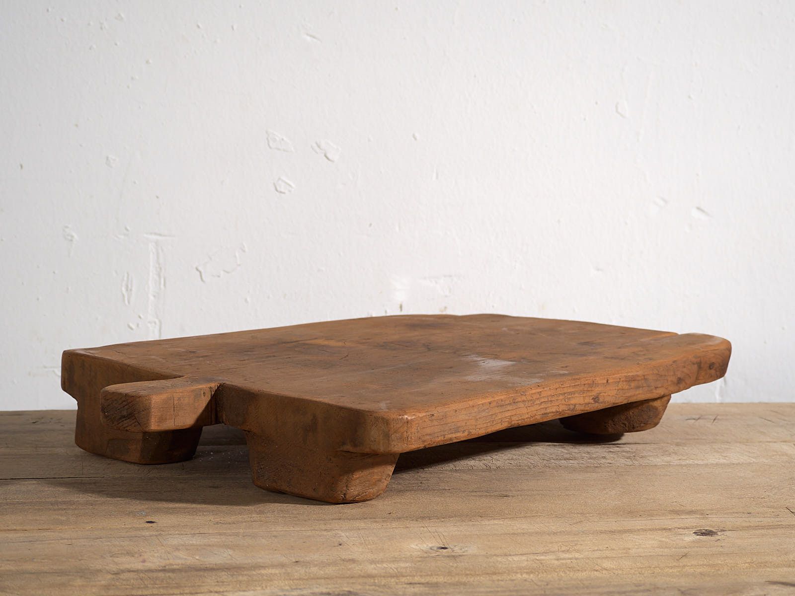 Small Antique Solid Wood Table (C.1920) #12 photo for sale