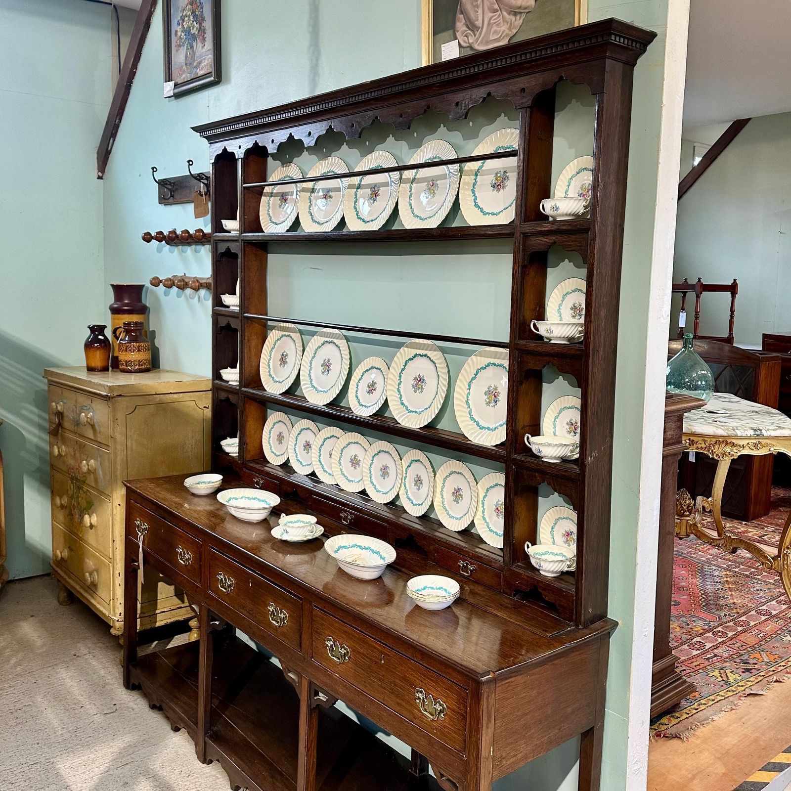 Dresser   Georgian English Dresser And Rack photo Furniture