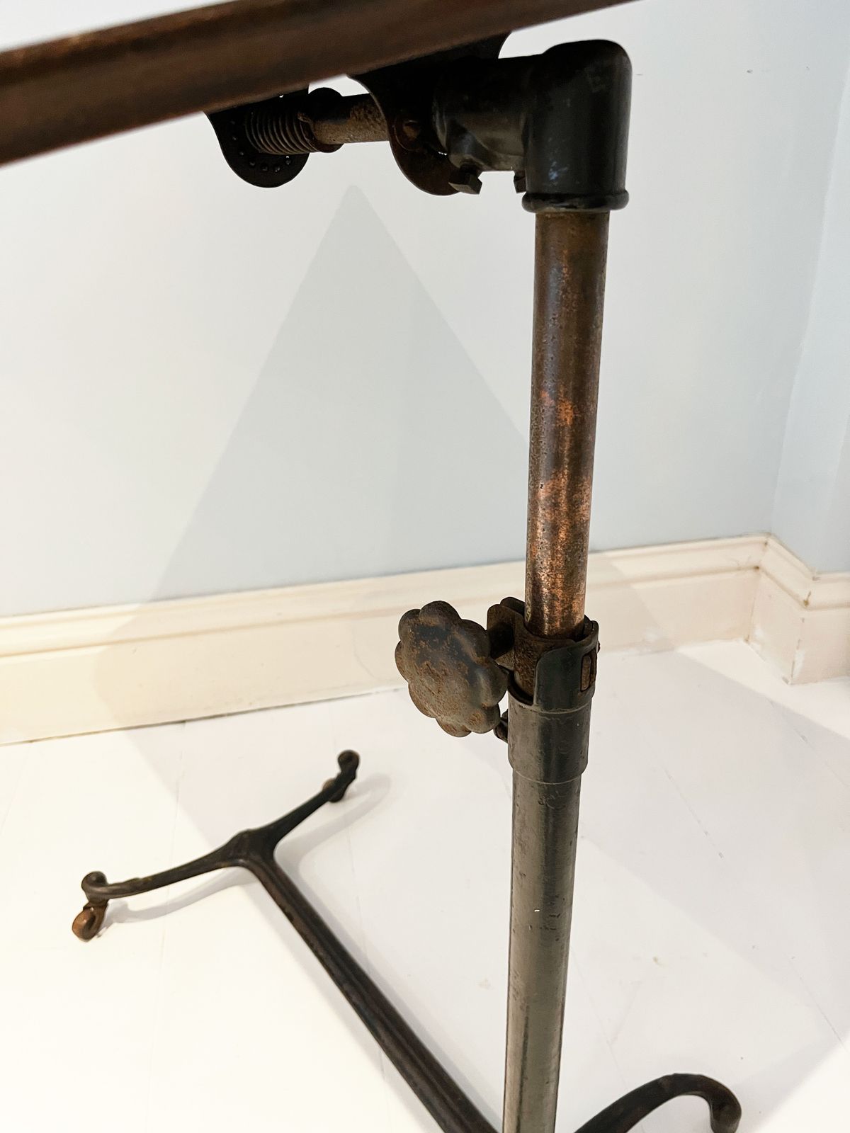 photo for sale Victorian Reading Stand, Adjustable Reading Table, Architect Drawing Board, Cast Iron Base