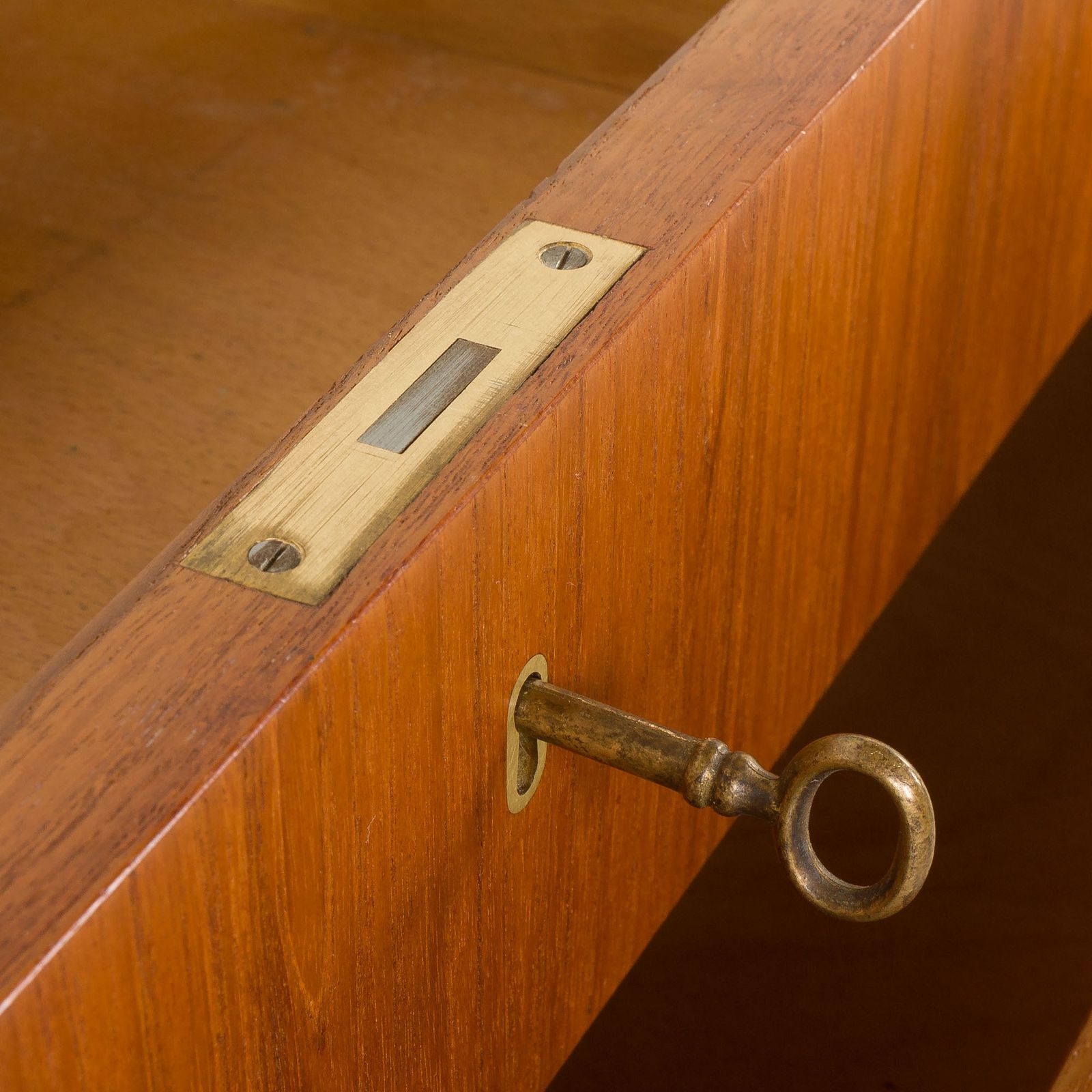 Scandinavian Teak Chest Of Drawers By Johannes Sorth For Nexo Mobelfabrik, Bornholm, 1960s photo vintage