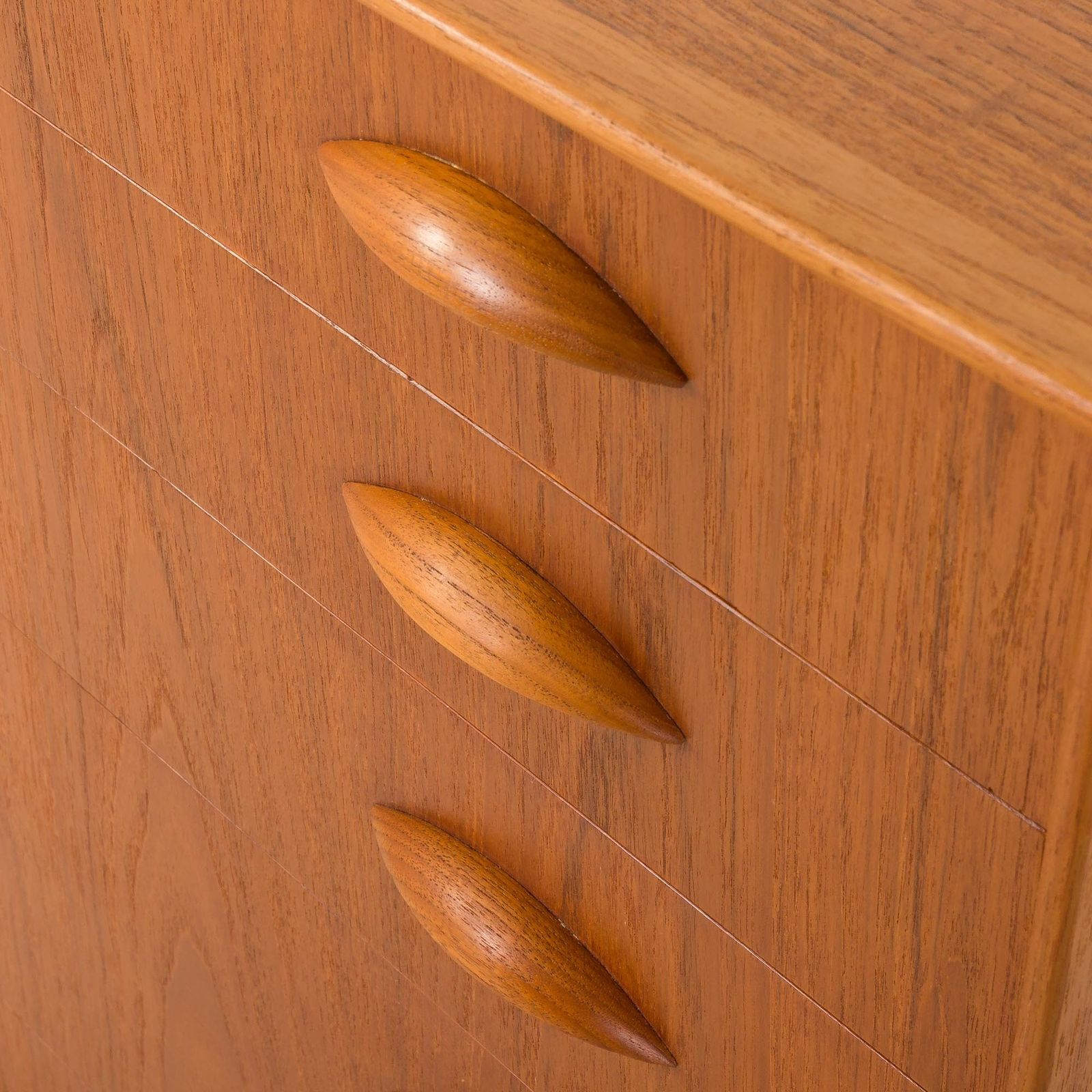 Furniture Scandinavian Teak Chest Of Drawers By Johannes Sorth For Nexo Mobelfabrik, Bornholm, 1960s photo