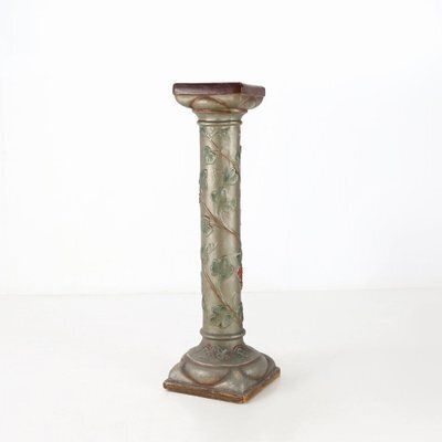Art Nouveau Console Or Pied De Stall In Glazed Plaster, 1920s