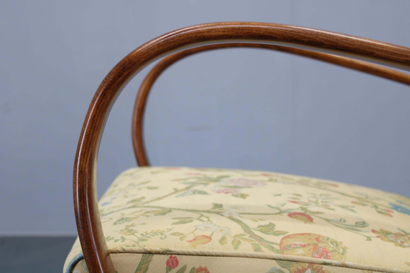 1950s Refurbished Jindrich Halabala  Armchair, Czechoslovakia photo vintage