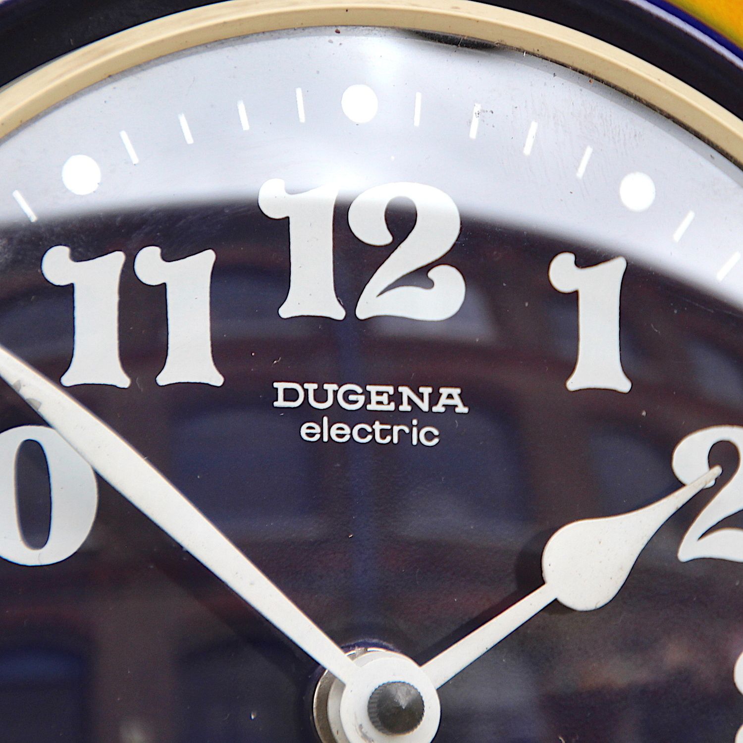 photo furniture 1970s West German Ceramic Vintage Factory Wall Clock. Fully Guaranteed