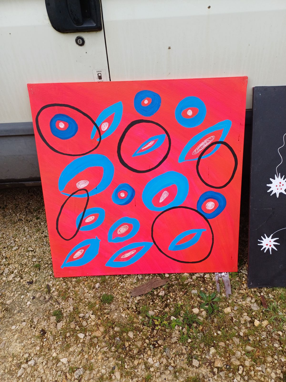 Series Of 15 Paintings By The Painter Seidel (1954) photo 296.0