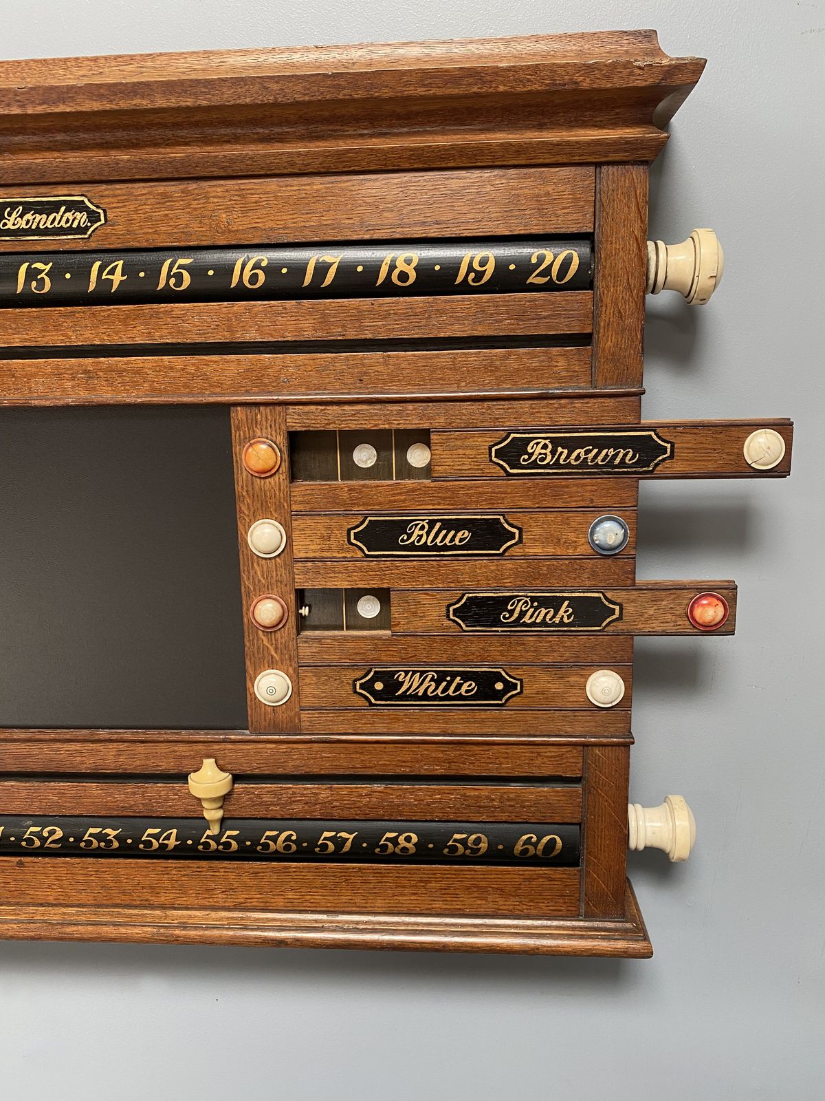 Burroughes & Watts Antique Billiard Snooker Life Pool Cabinet photo Furniture