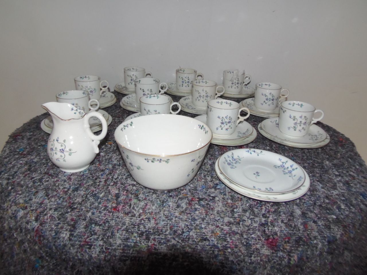 Porcelain Tea Set ., 1800s, Antique