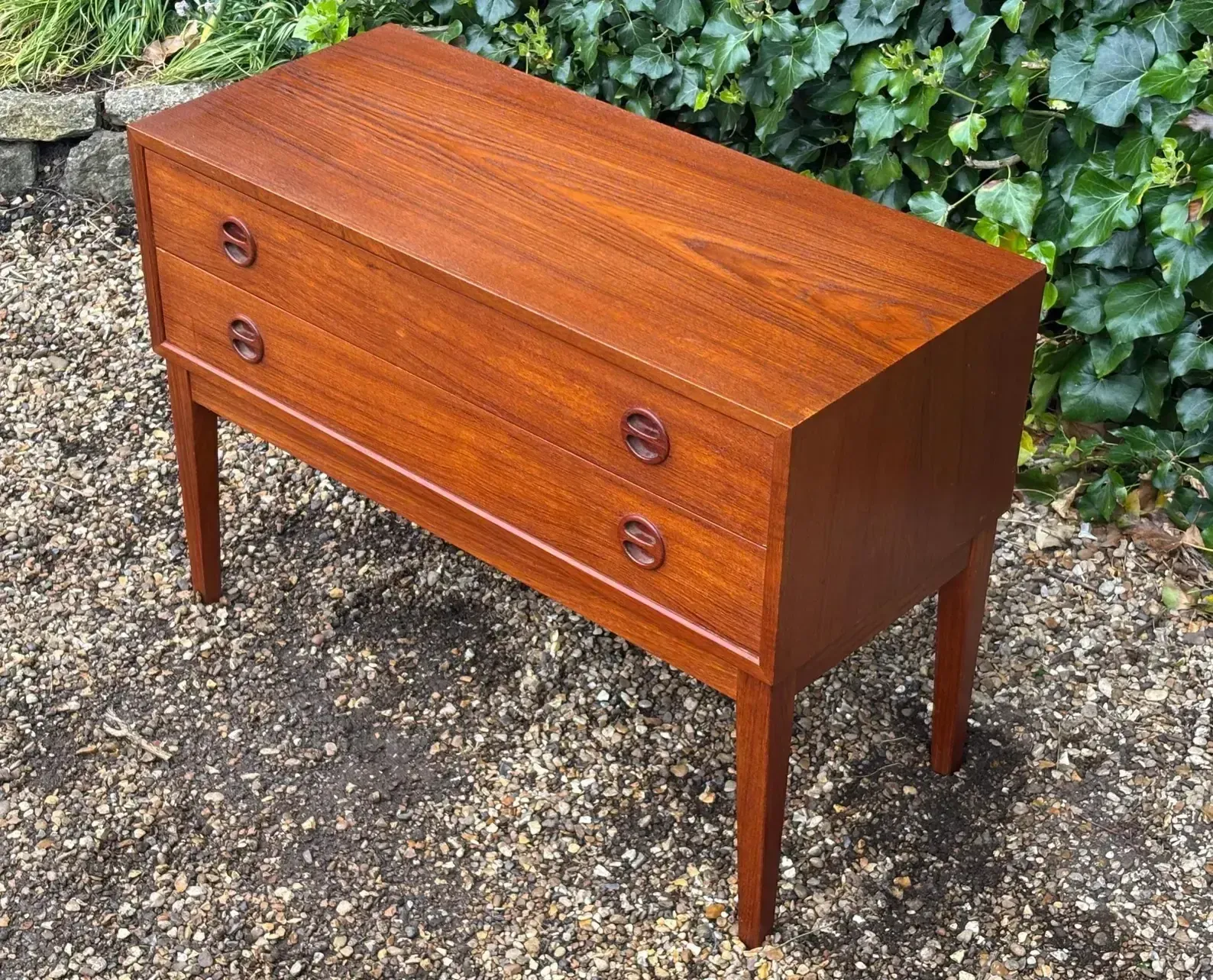 Vintage 1960’s Danish Low Chest Of Drawers photo 420.0