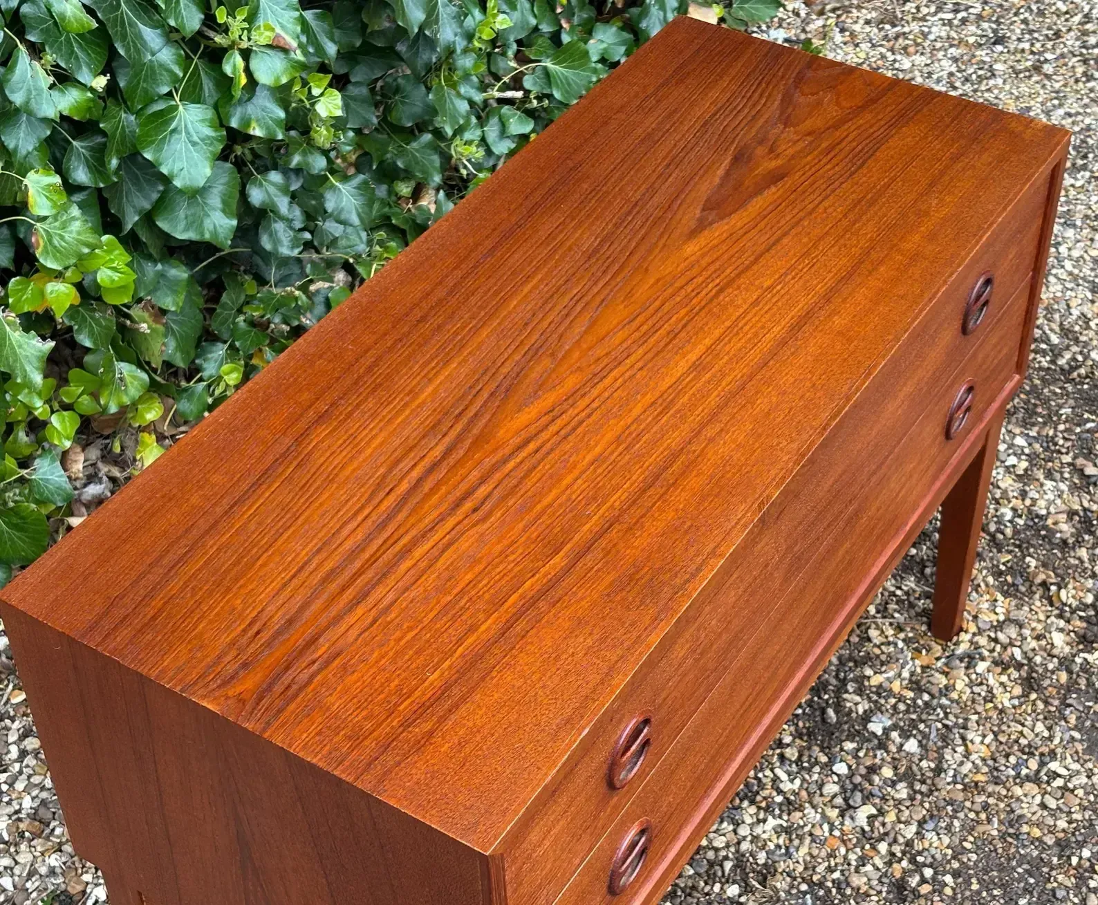 Vintage 1960’s Danish Low Chest Of Drawers photo vintage