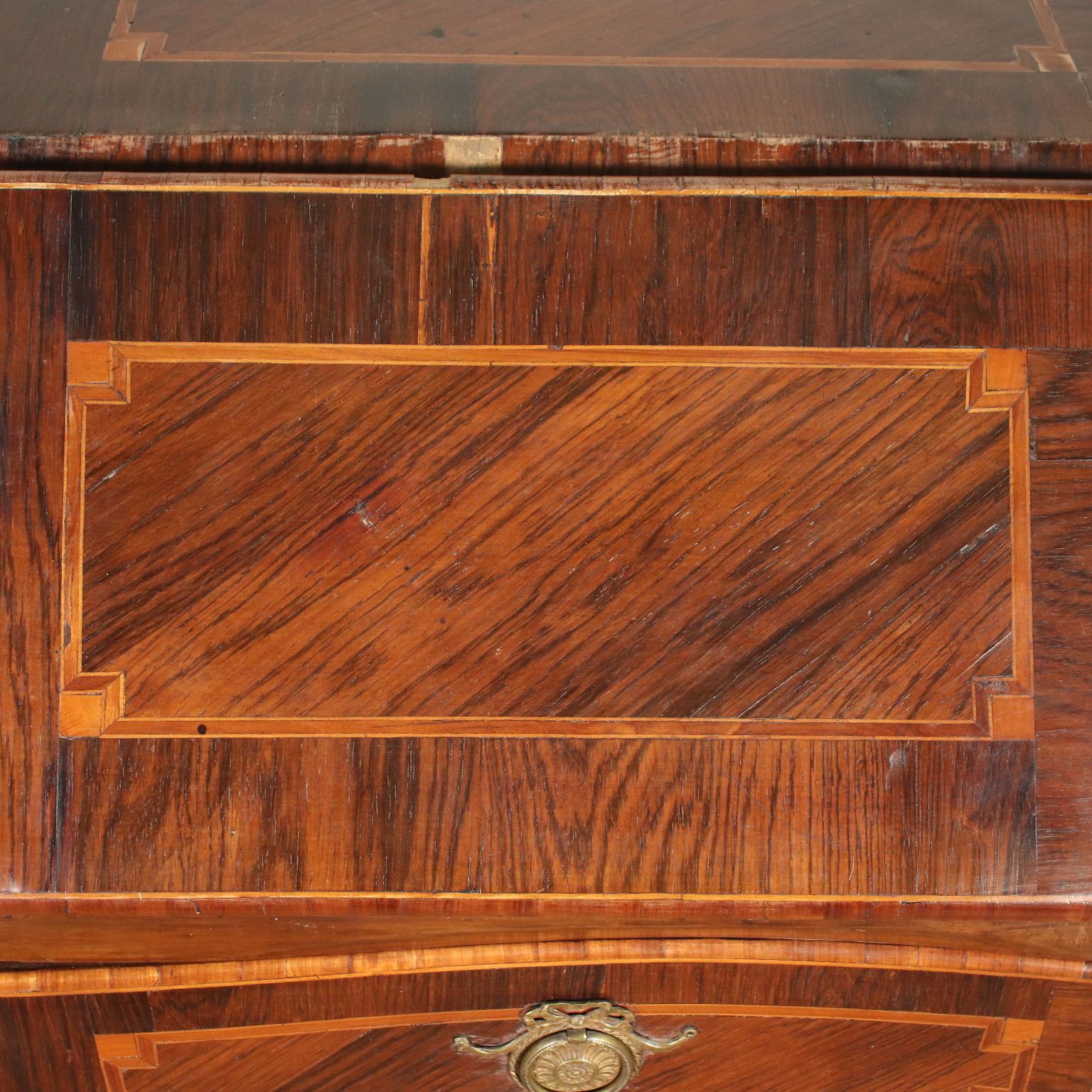photo furniture Piedmontese Drop Leaf Secretaire Italy 18th Century