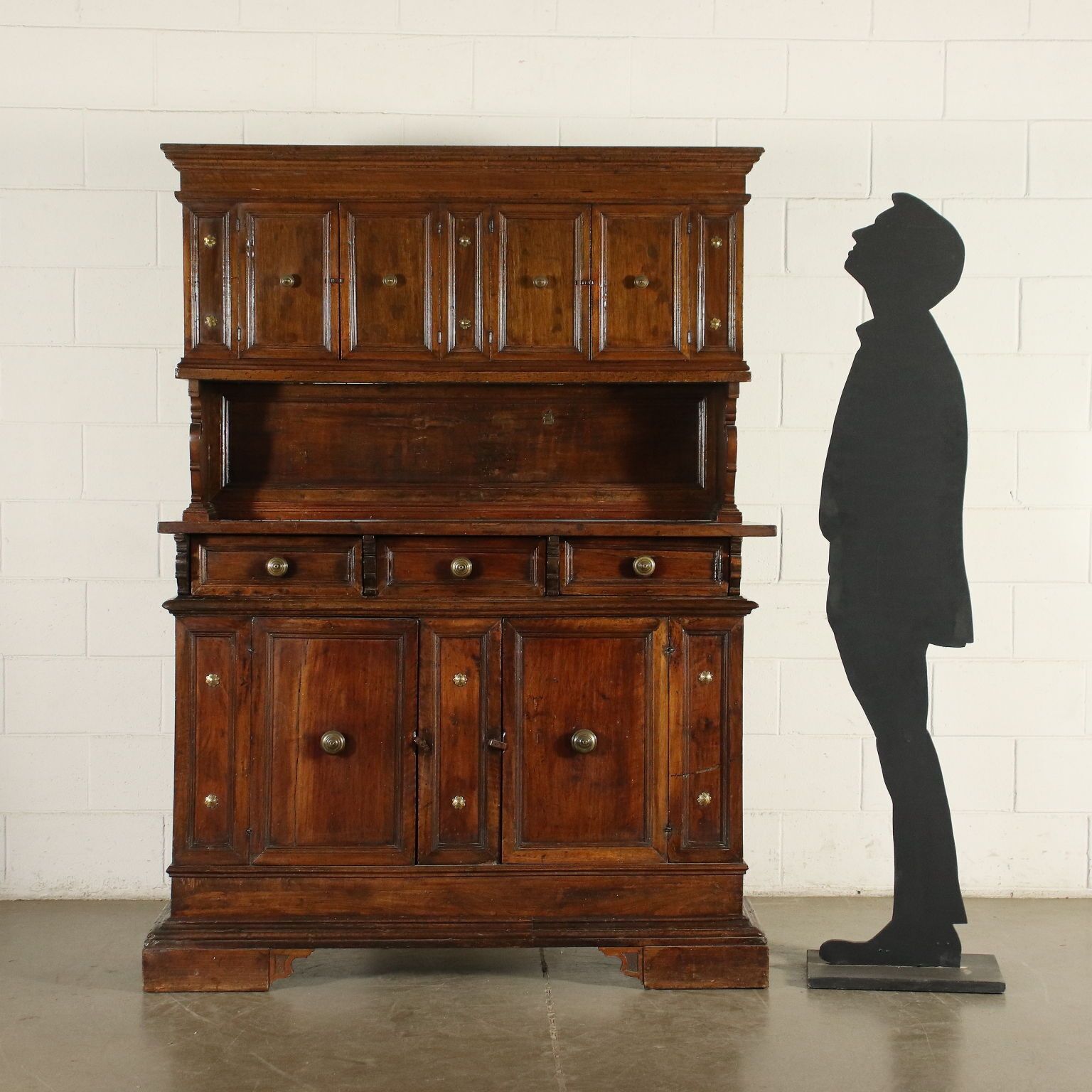 Emilian Baroque Cupboard Walnut Poplar Italy 18th Century photo furniture