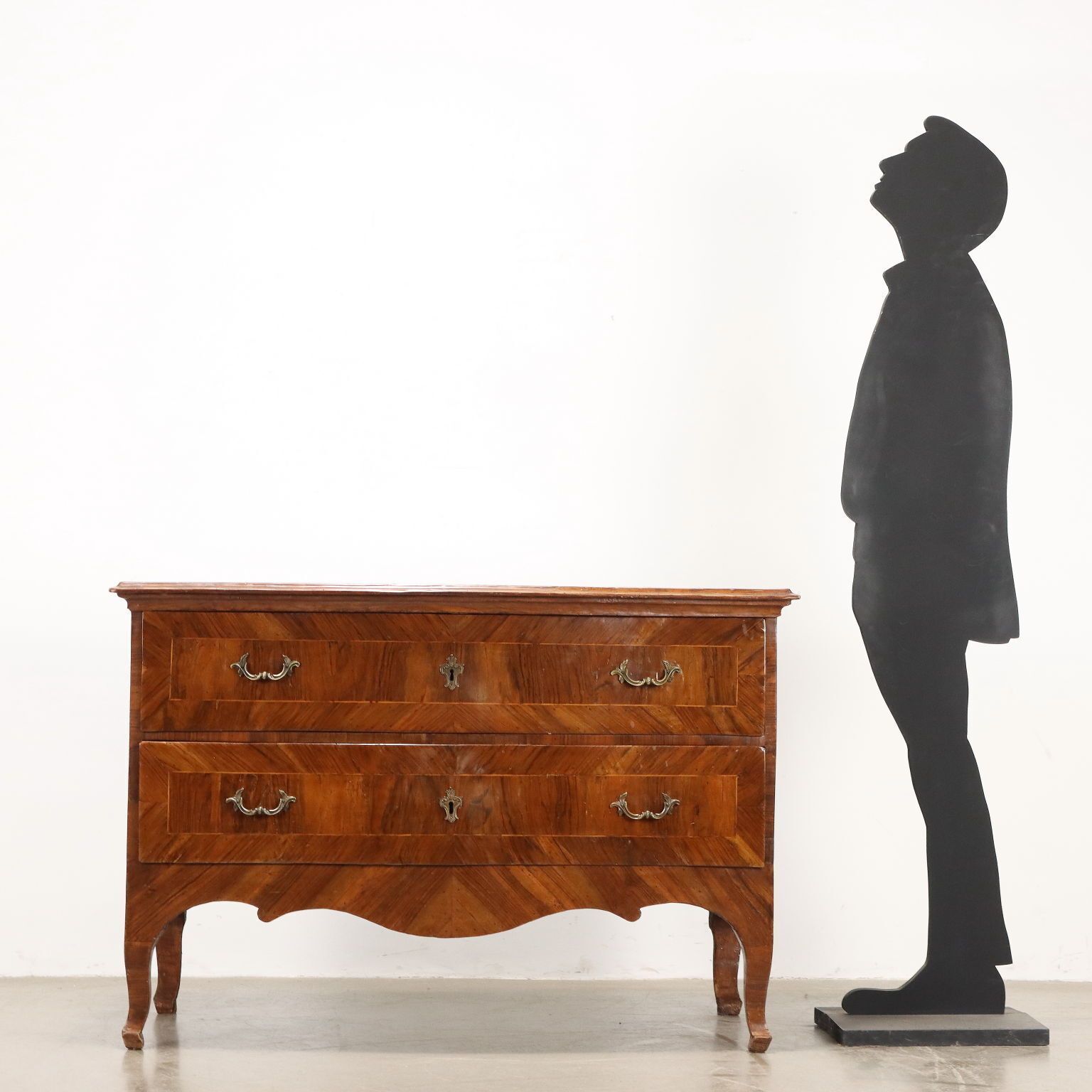 Antique Baroque Chest Of Drawers Walnut Italy XVIII Century photo furniture