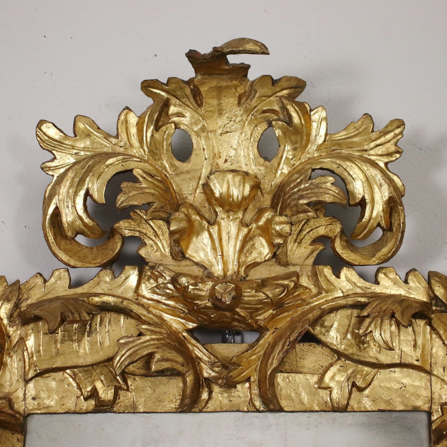 Baroque Mirror Wood Italy XVII XVIII Century photo for sale