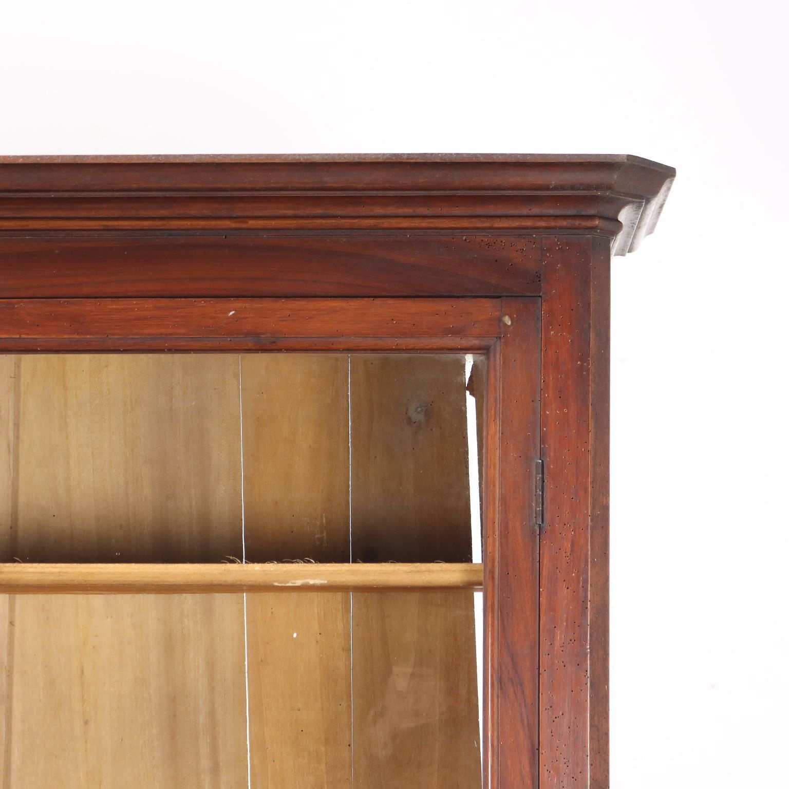 Antique Bookcase Louis Philippe Walnut Italy XIX Century photo 1550.0