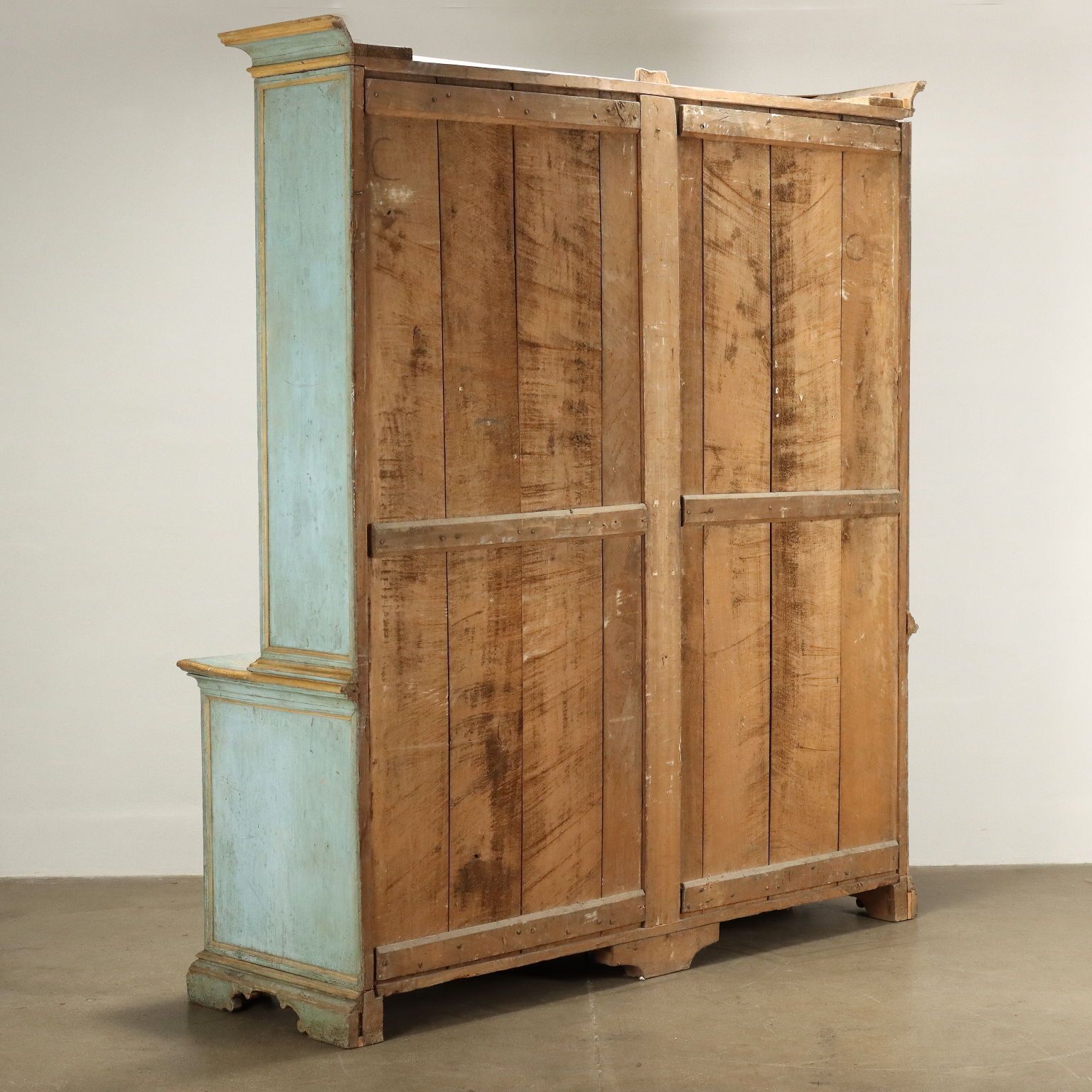 photo buy Antique Cupboard Baroque Style Mid XVIII Century Lacquered Wood