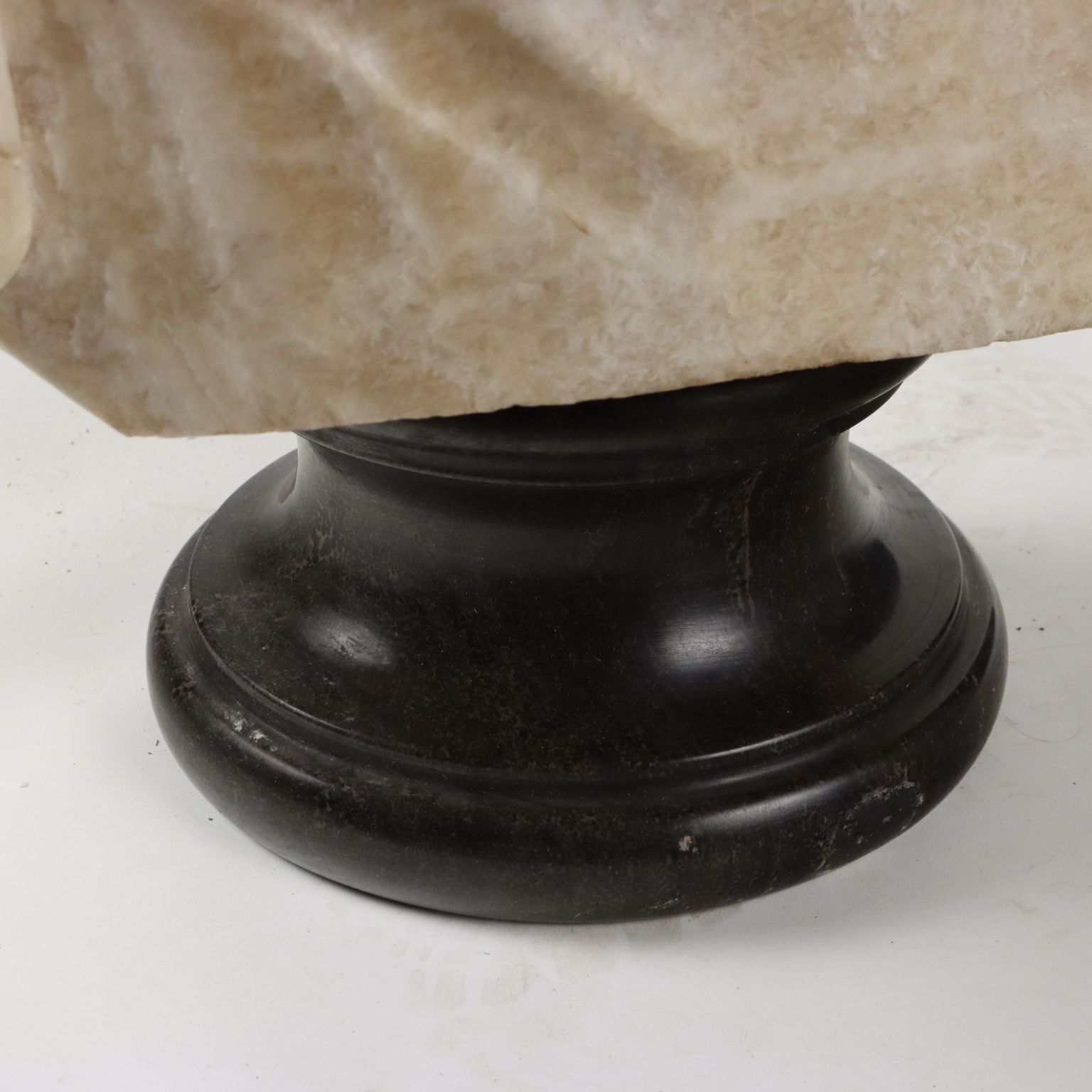 photo for sale Bust Of A Roman Emperor White Marble Italy XX Century