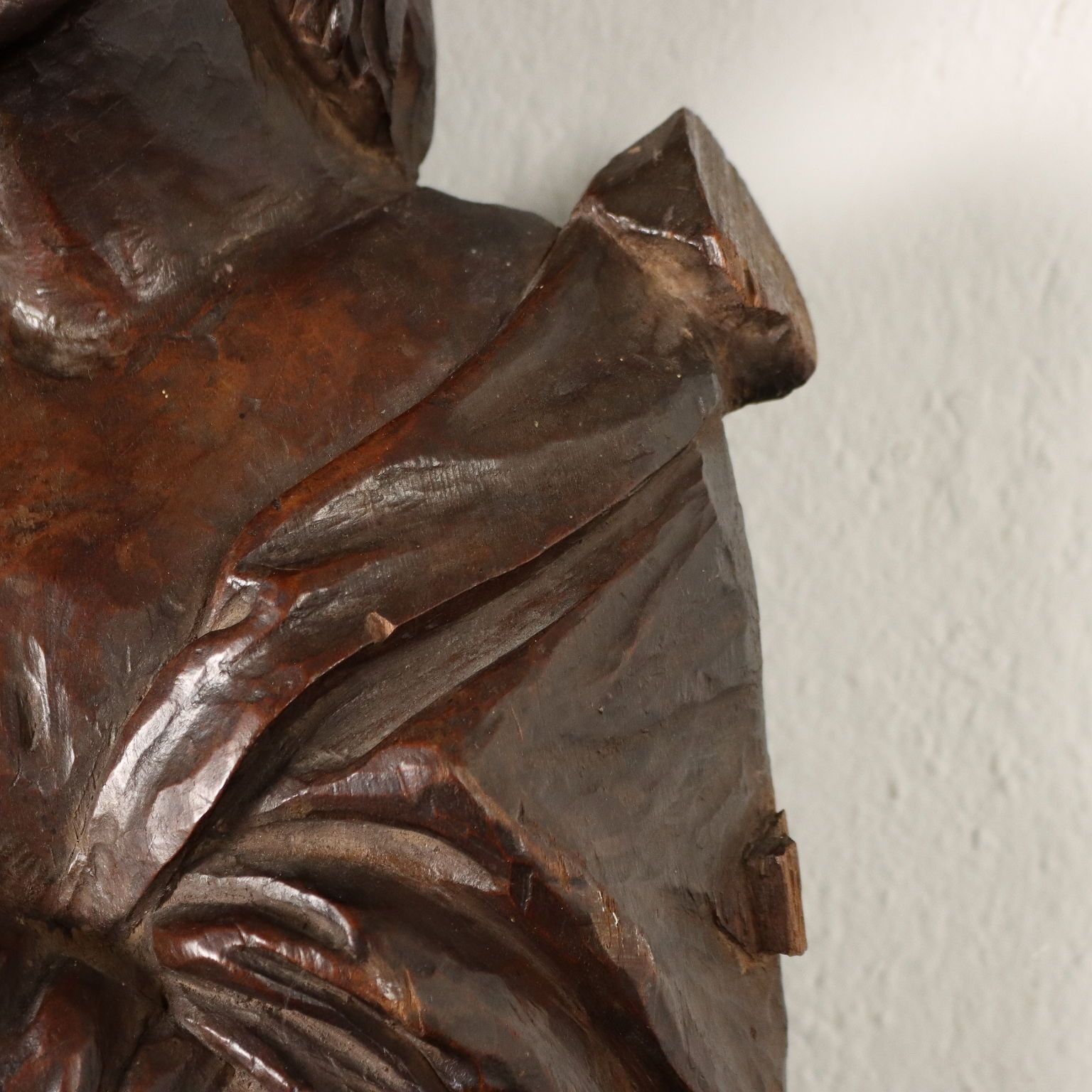 Sculpture Late Mannerism Walnut Italy XVII Century photo 3030.0