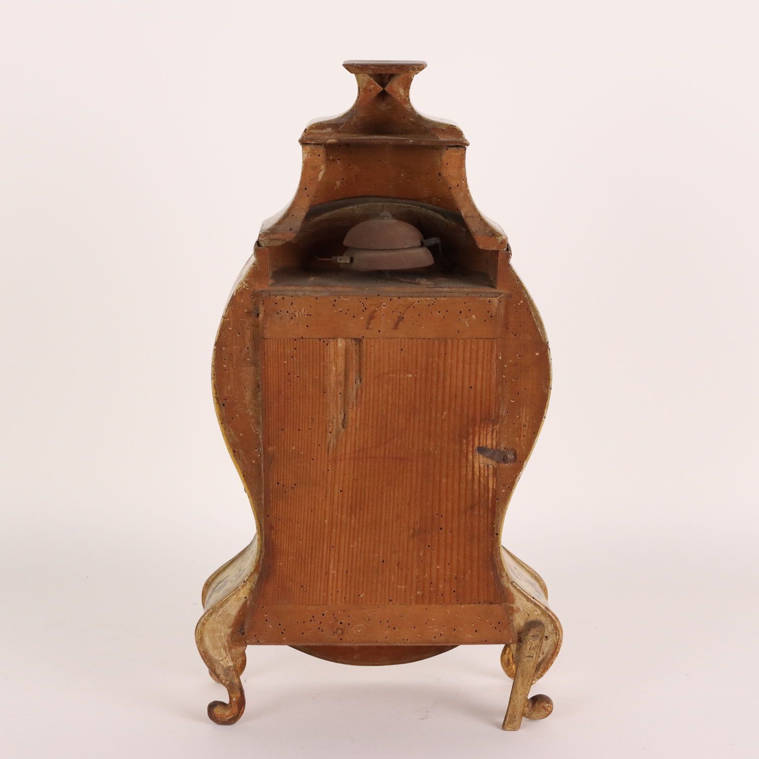 photo furniture Antique Pendulum Clock Wood Decorations France XVIII Century