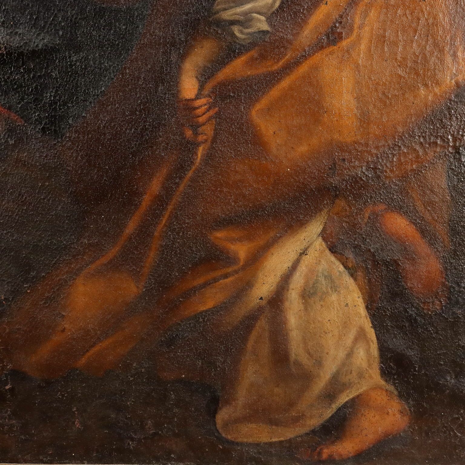 Antique Painting The Virgin Mary Of St. Jerome Oil On Canvas '600 photo buy