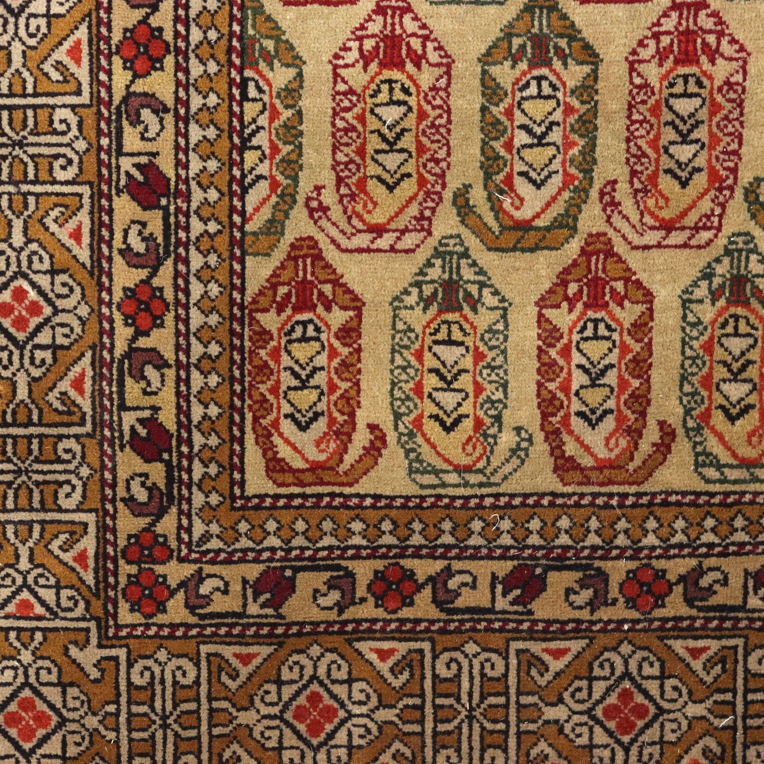 Antique Shirvan Carpet Wool Thin Knot Russia 111 X 71 In photo Textiles