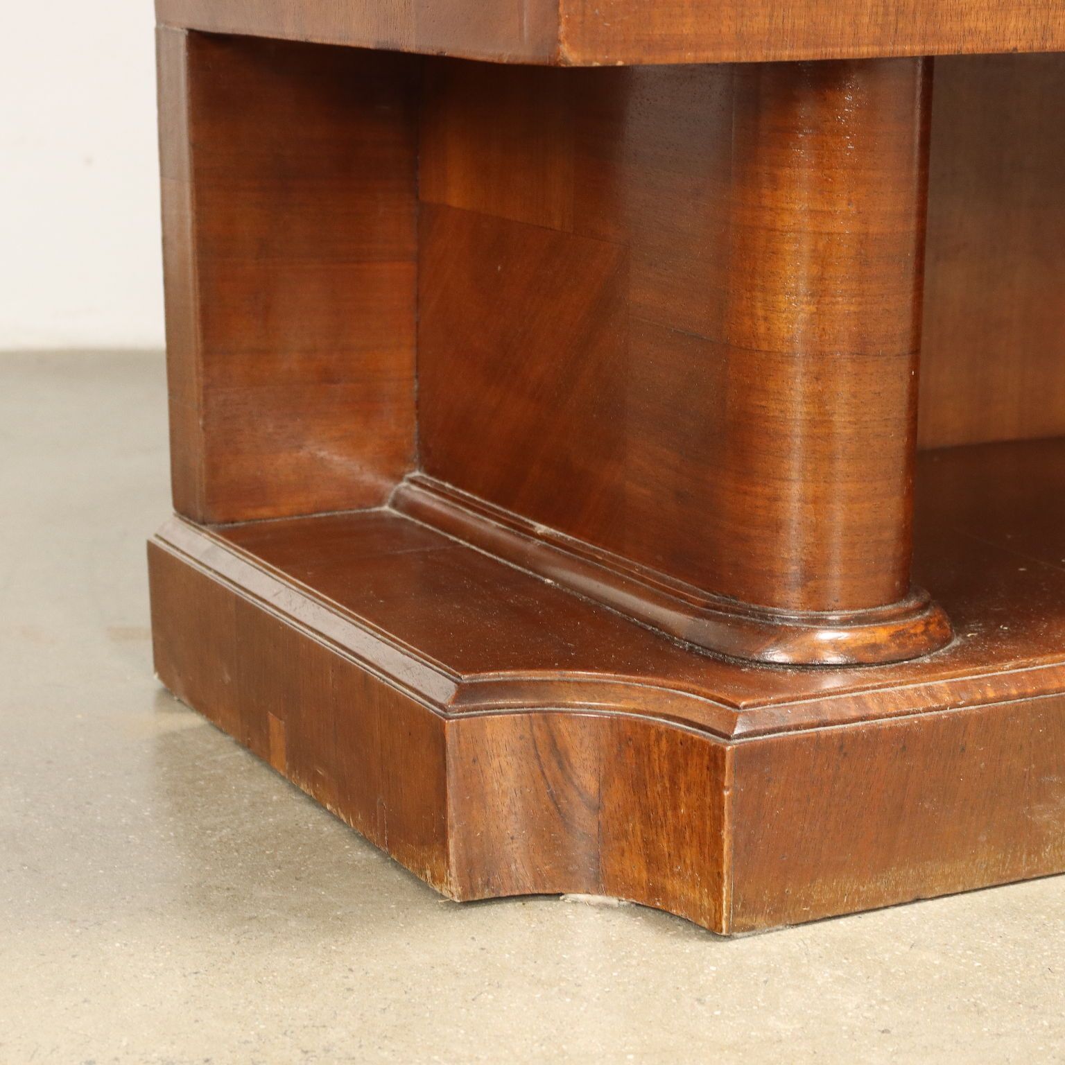 photo for sale Antique Decò Showcase Walnut Drawers Cupboard Italy XIX Century