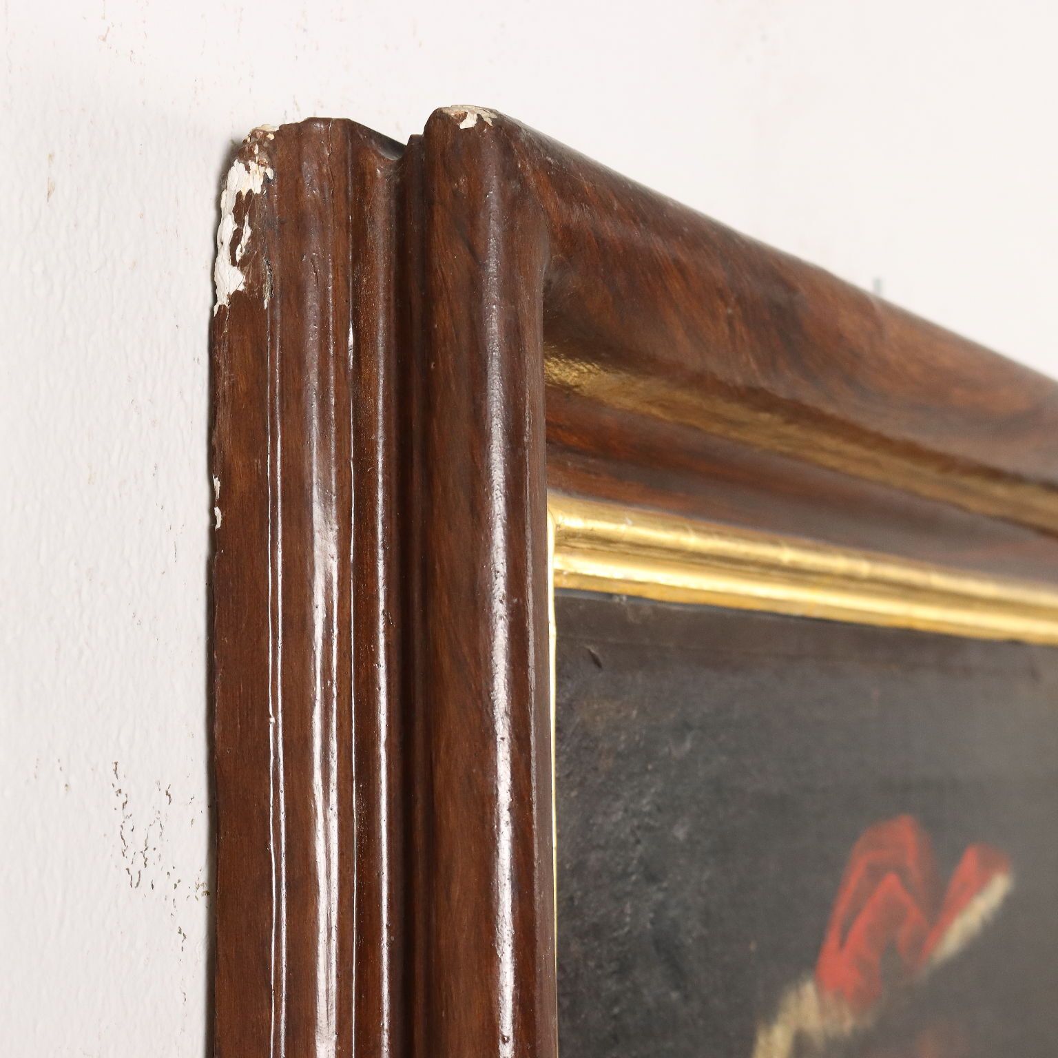 photo for sale Antique Painting With Religious Subject Oil On Canvas XVIII Century