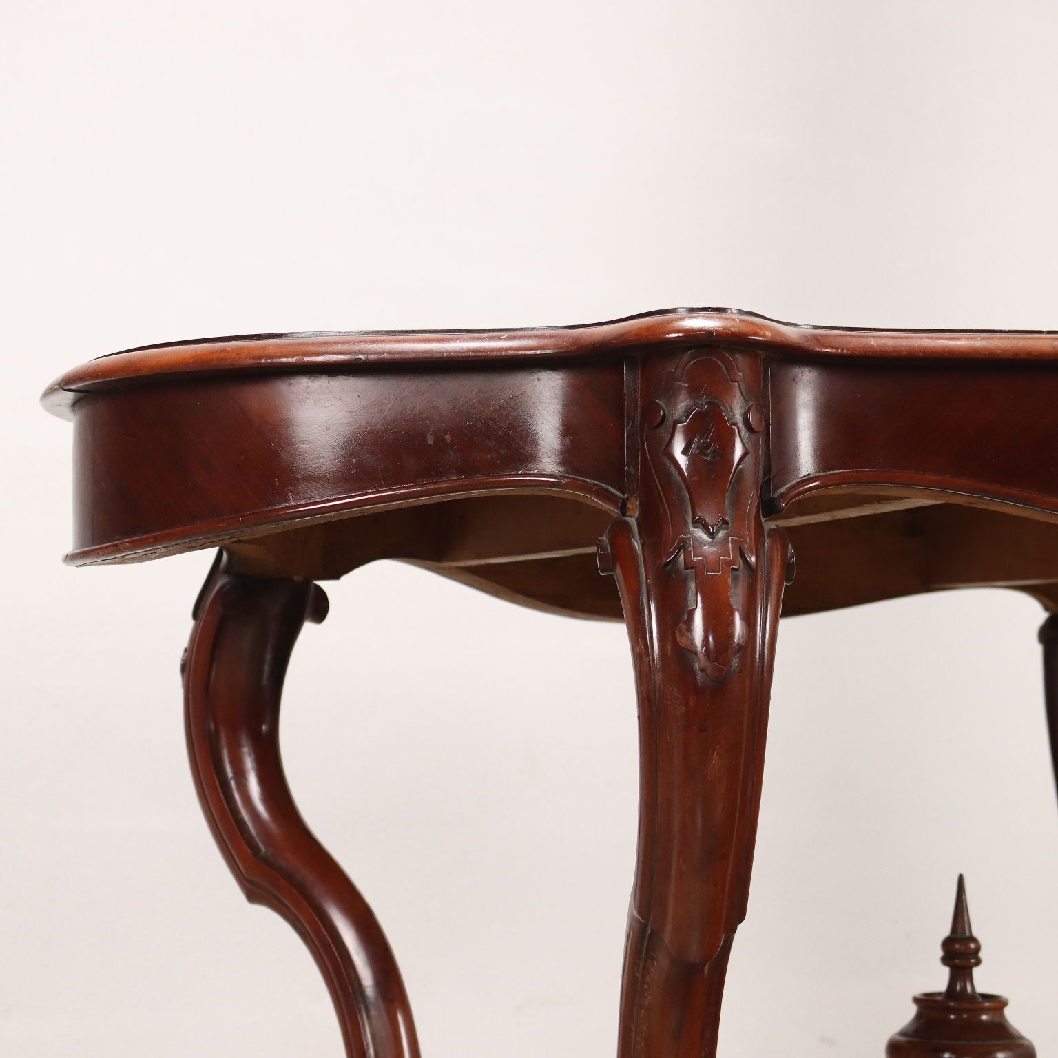 Antique Table Umbertino Mahogany Italy Late XIX Century photo for sale
