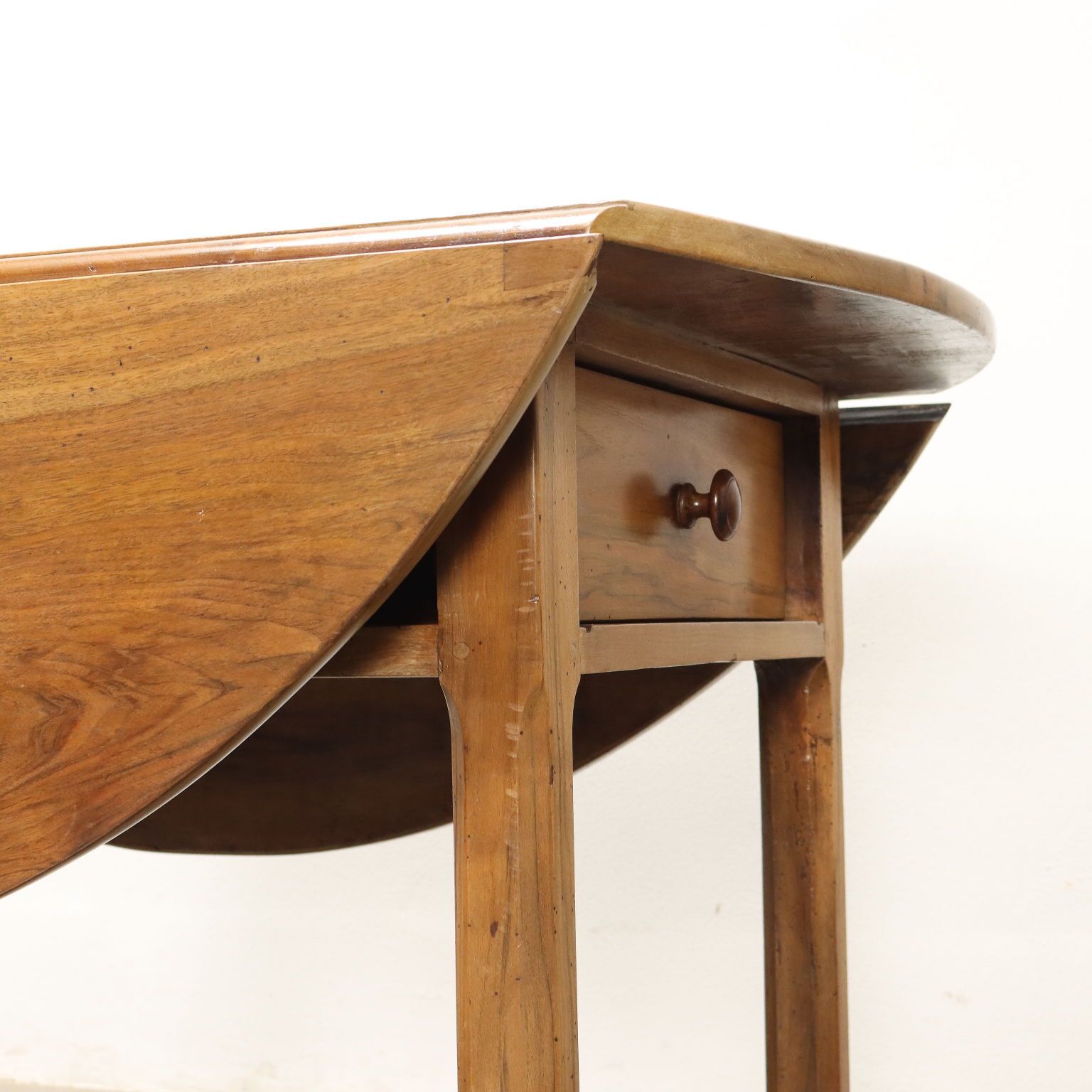 Antique Table Walnut Silver Fir France XIX Century photo vintage