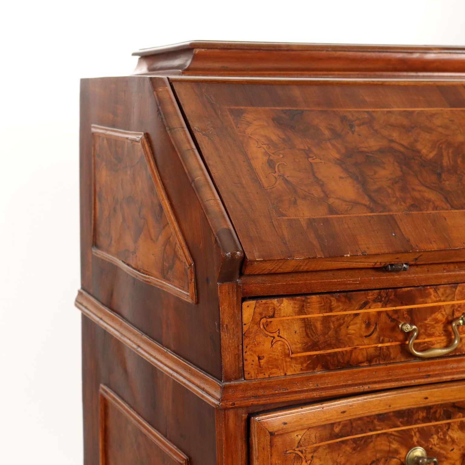 Baroque Cabinet Walnut 4 Drawers Italy XVIII Century photo Furniture