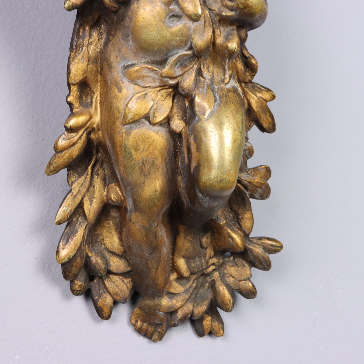 Antique Bronze Sculpture Angels Europe Late XIX Century photo vinterior