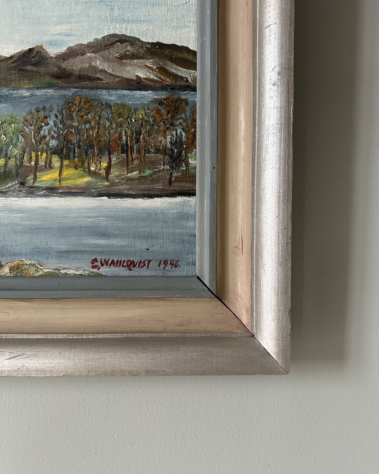photo for sale Mid Century Seascape, 1940s, Vintage