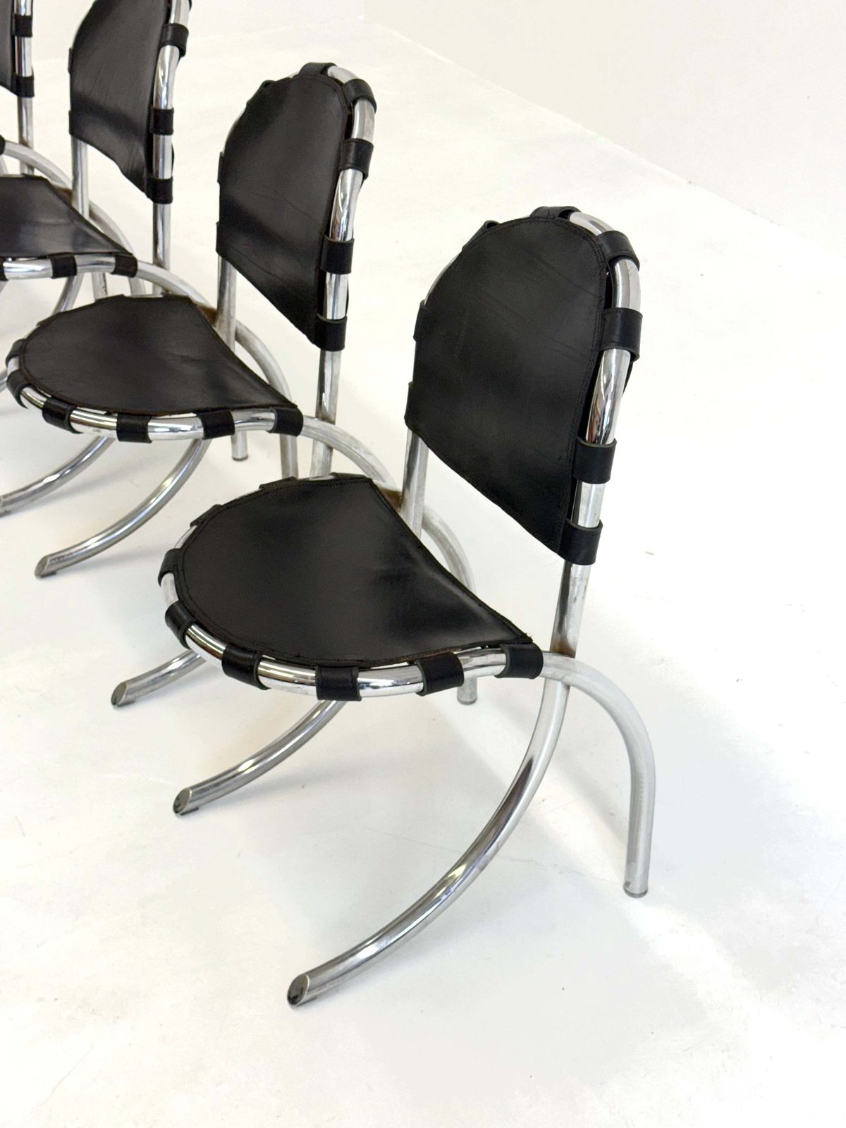 photo vinterior Set Of 4 Medusa Dining Chairs By Studio Tetrarch For Alberto Bazzani