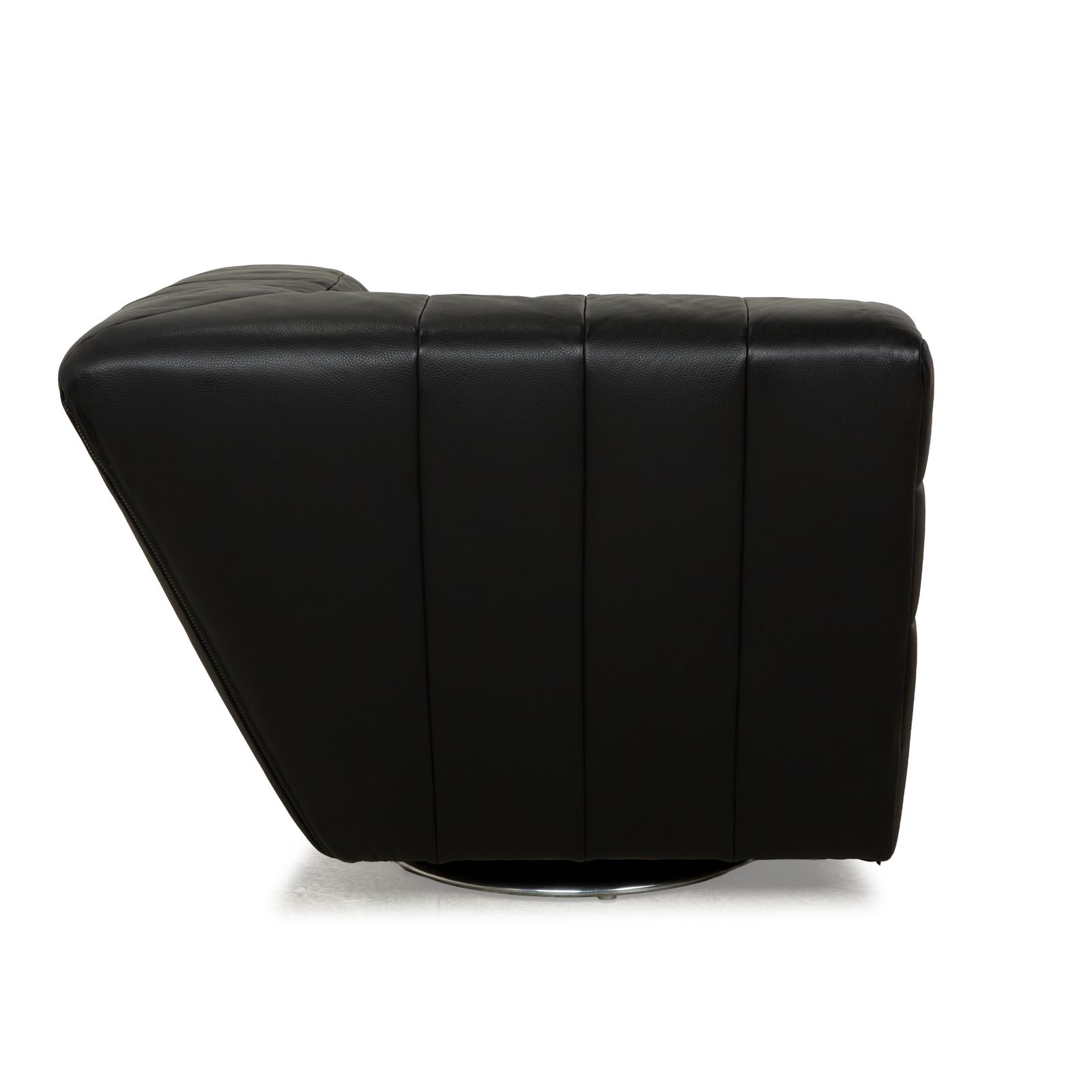 photo for sale Bretz Tiziana Leren Fauteuil Zwart Stof Draaifunctie