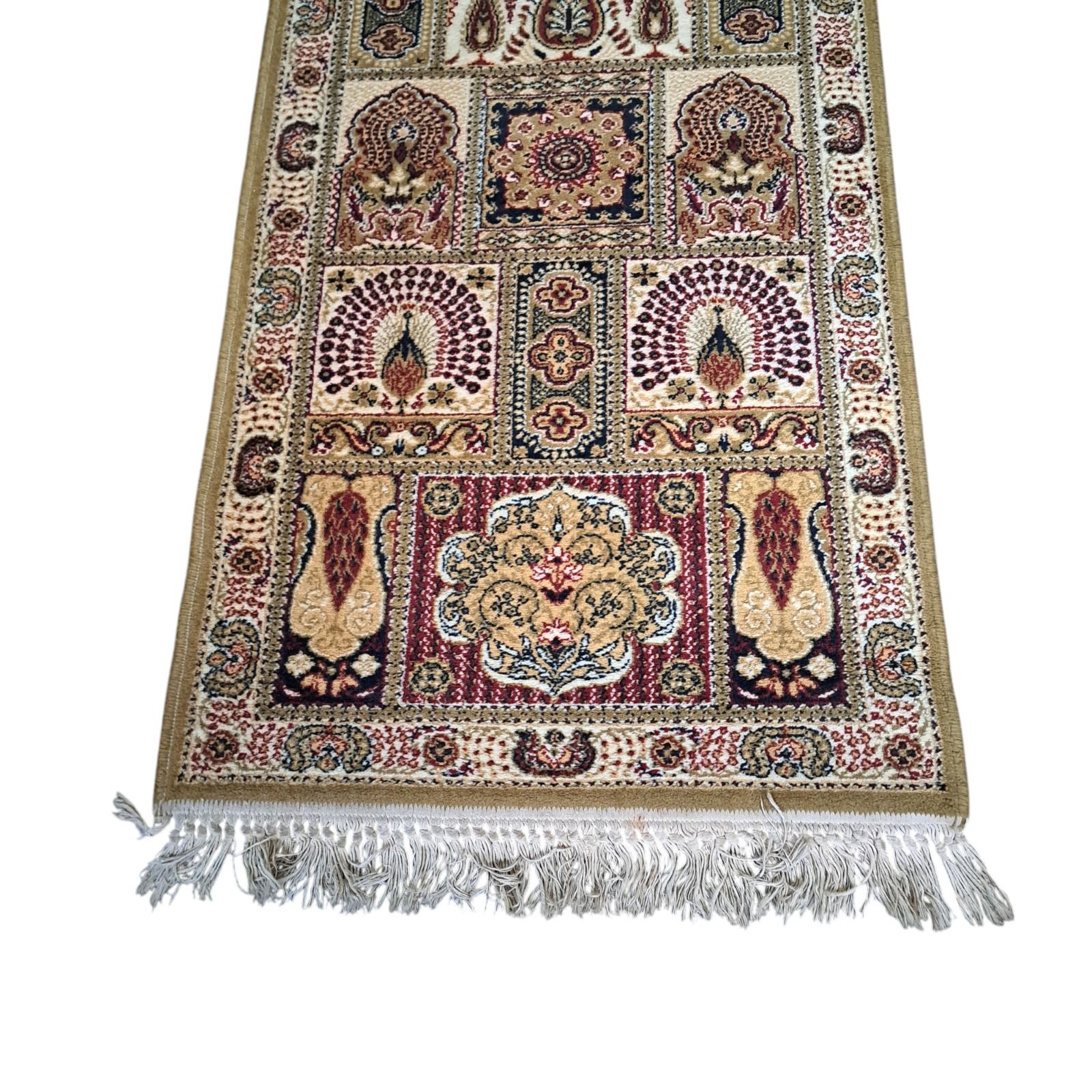 Prado Oriental Rug Hall Runner Hand Made Wool Vintage 3660 X 685 Cm photo Textiles