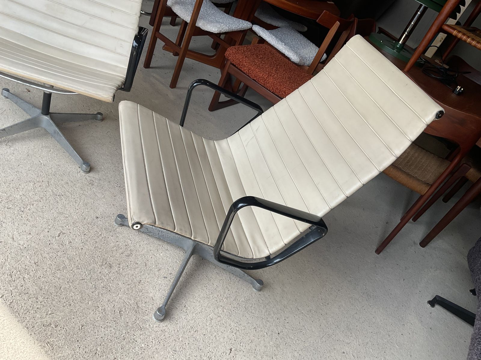 photo for sale Pair Of Charles & Ray Eames For Herman Miller Co. Group Lounge Chairs, Model 681/82, C. 1959